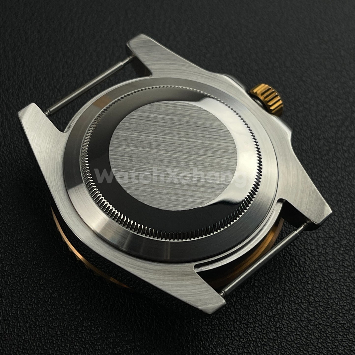40mm Silver Rose Gold Stainless Steel Divers Watch Case GMT Submariner NH35 NH36