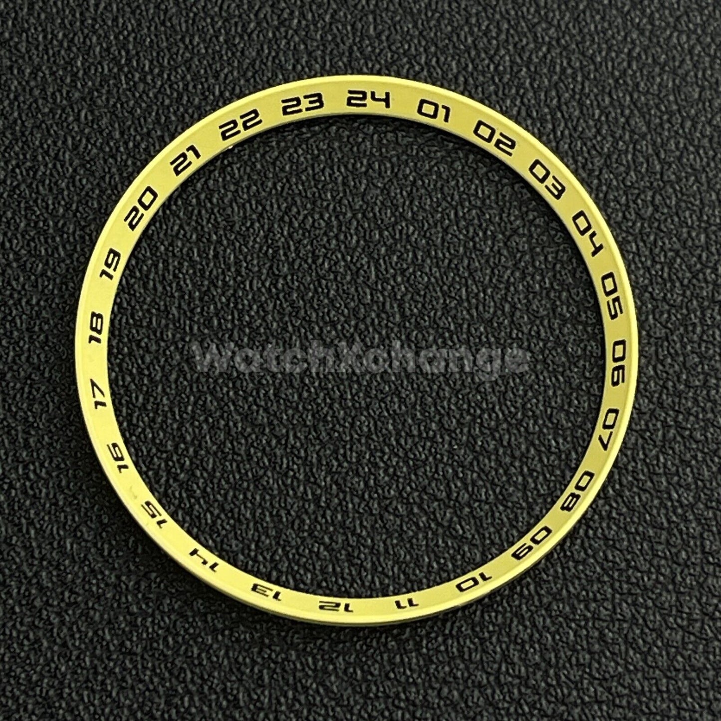 Yellow & Black Chapter Ring for Seiko SKX007 SRPD & Mod Watches 30.5mm NH36 NH35