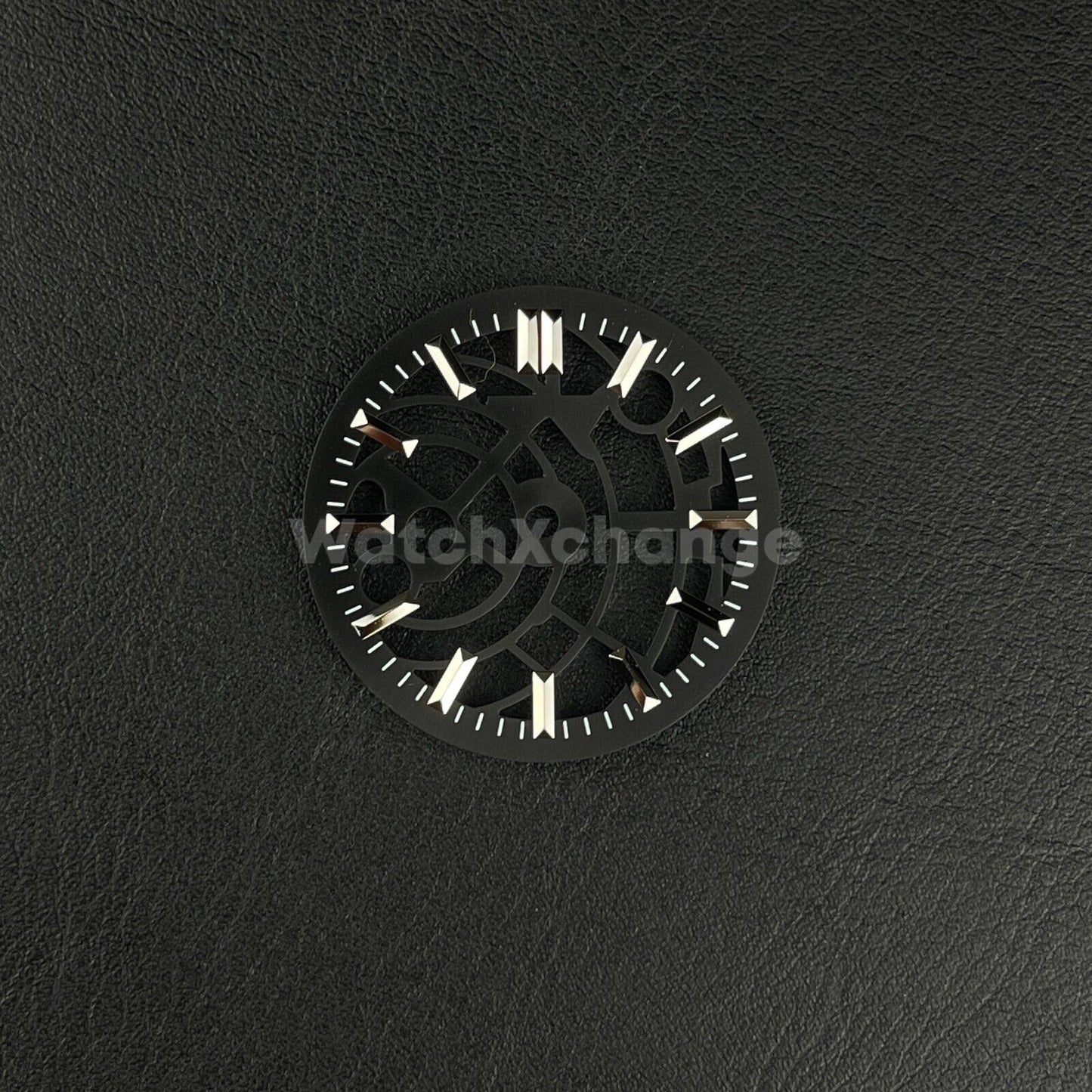 Black 29mm Skeleton Dial Face Fit For NH35 NH36 NH70 NH72 Movement Watch Part
