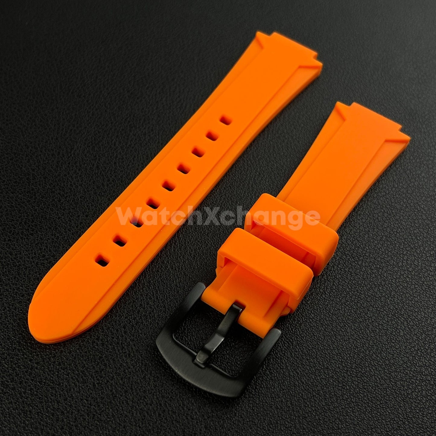 Orange Rubber Watch Band Strap For Timex Tide Compass T2N721 T2N720 TW2V22200