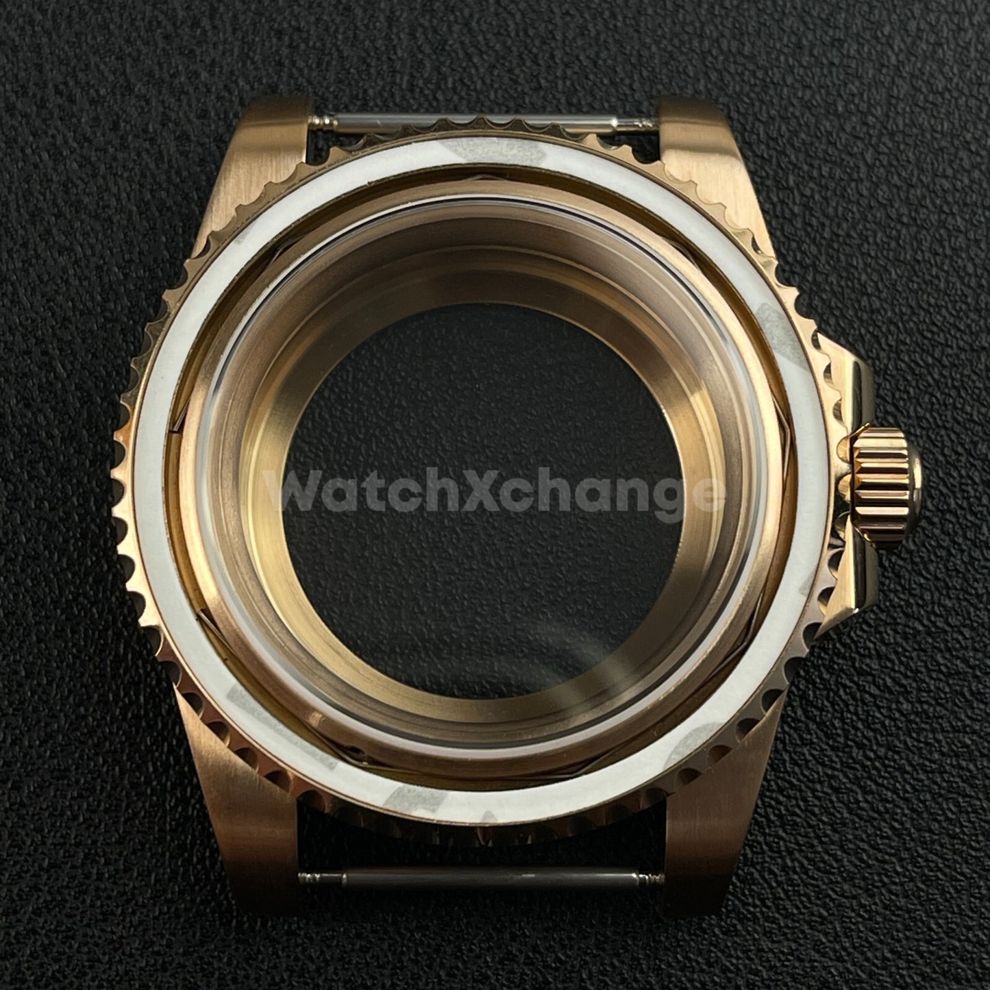 40mm Rose Gold Stainless Steel Divers Watch Case GMT Submariner for NH35 NH36