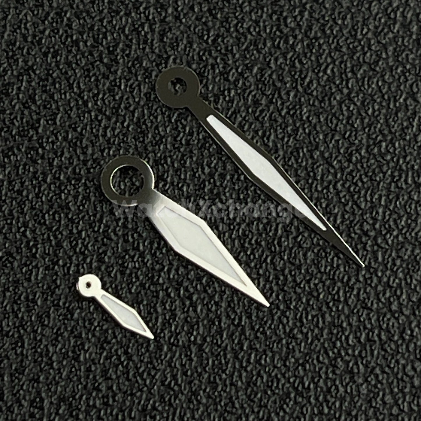 Silver Diamond Watch Hands For ETA 6497/6498 Seagull ST3600/ST3620 Movements