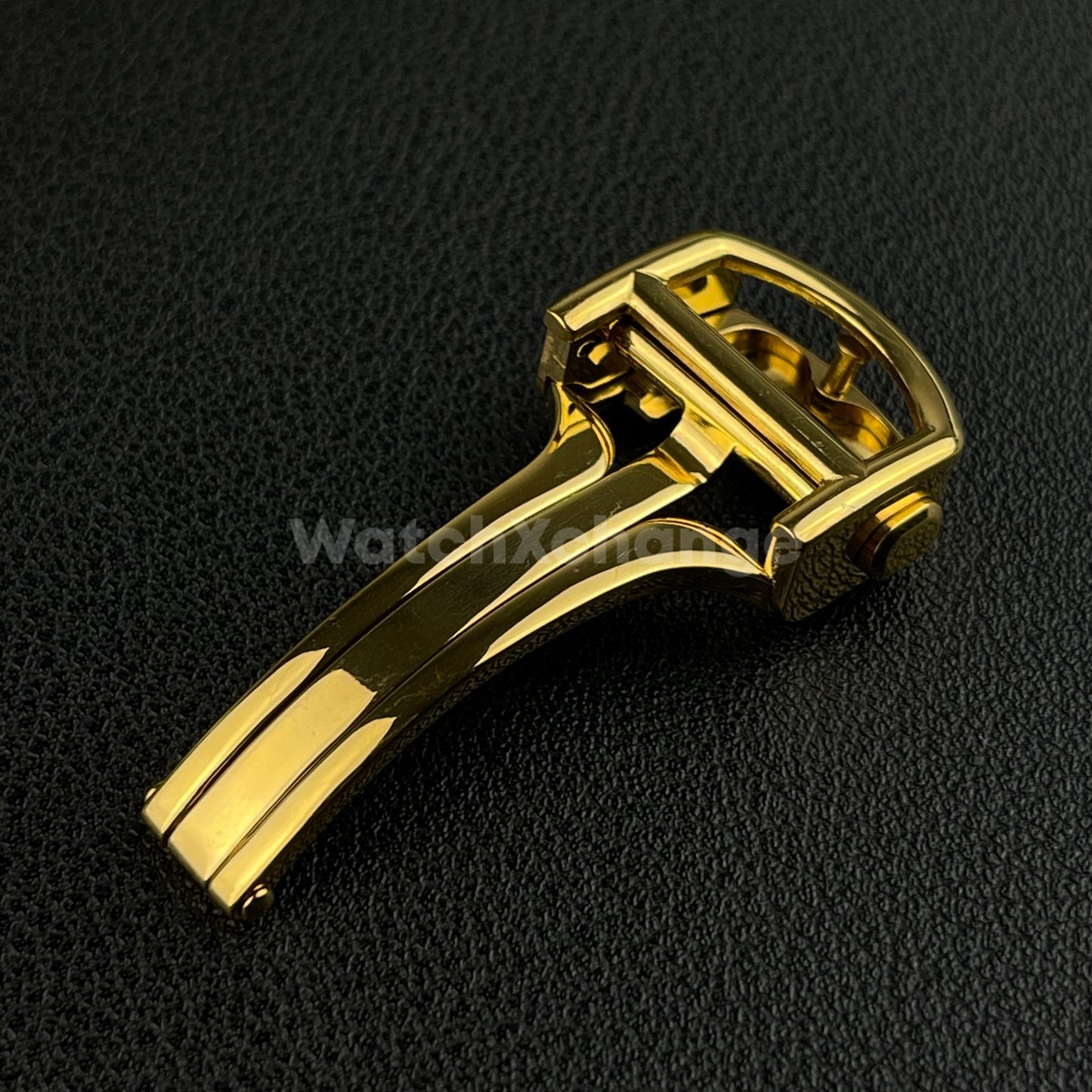 Gold Deployment Watch Clasp For Cartier Watch Strap Stainless Steel 14mm- 18mm
