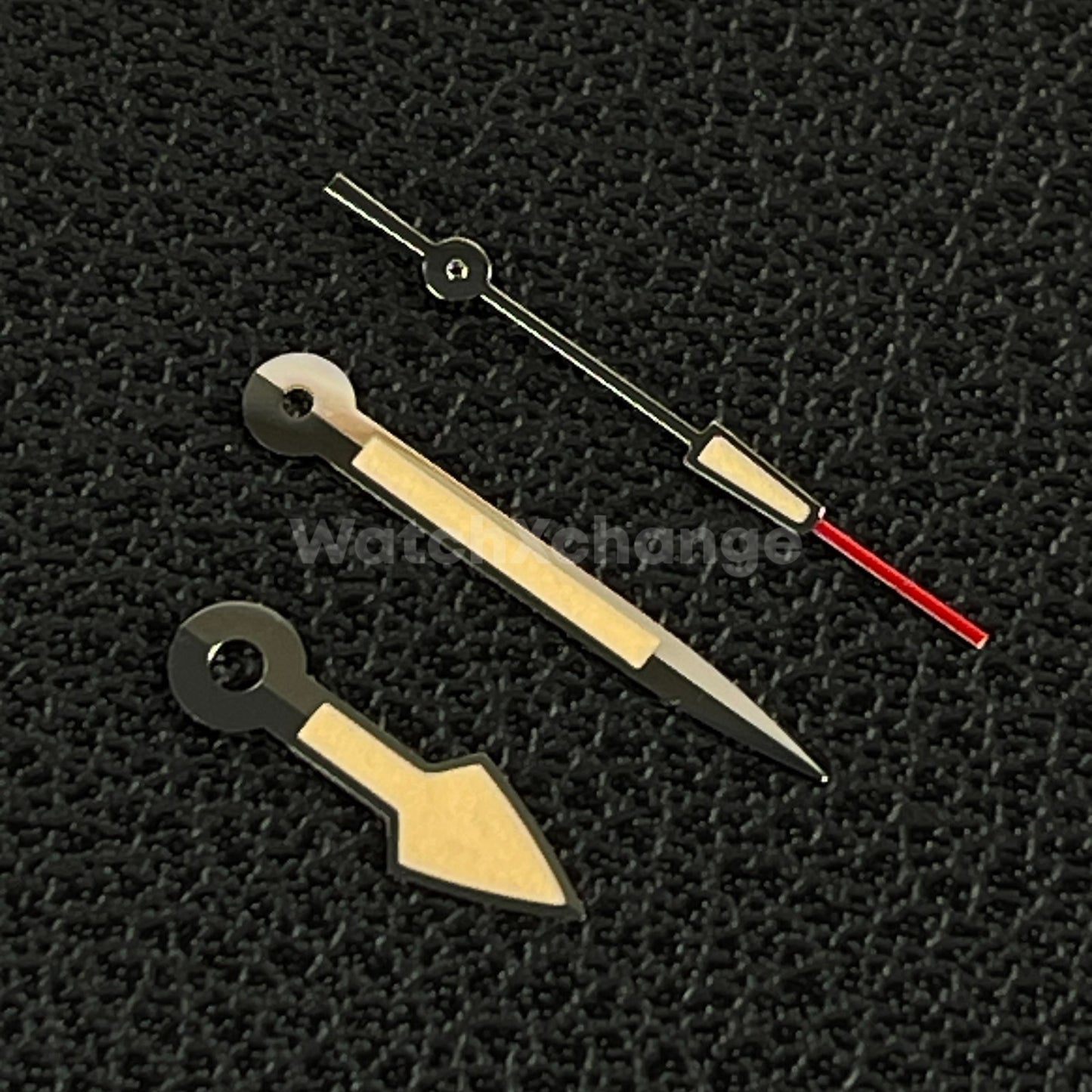 Silver & Orange Watch Hands For Seiko TMI VH31 VH31A Movement Parts