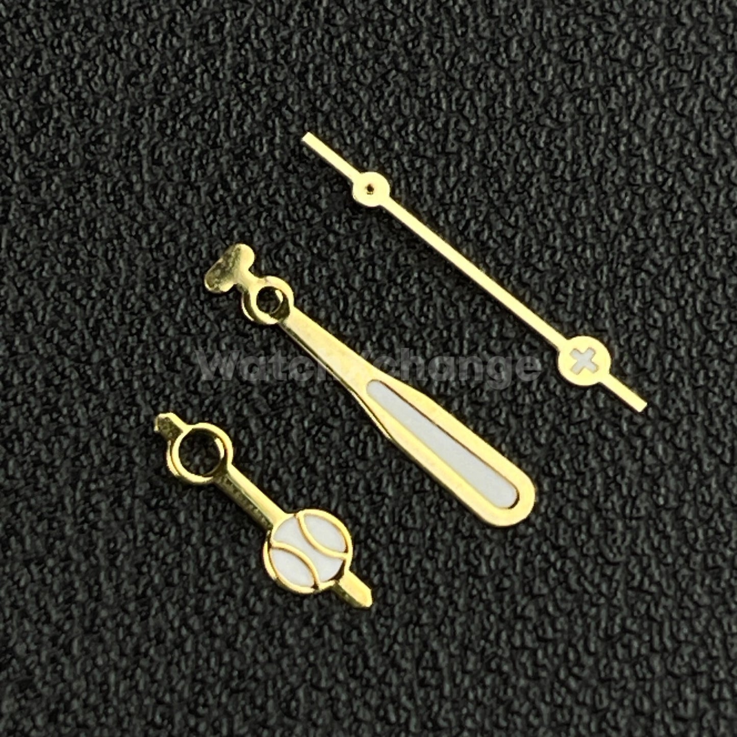 Gold Baseball Bat and Ball Style Watch Hands For SEIKO NH35/36 Movements