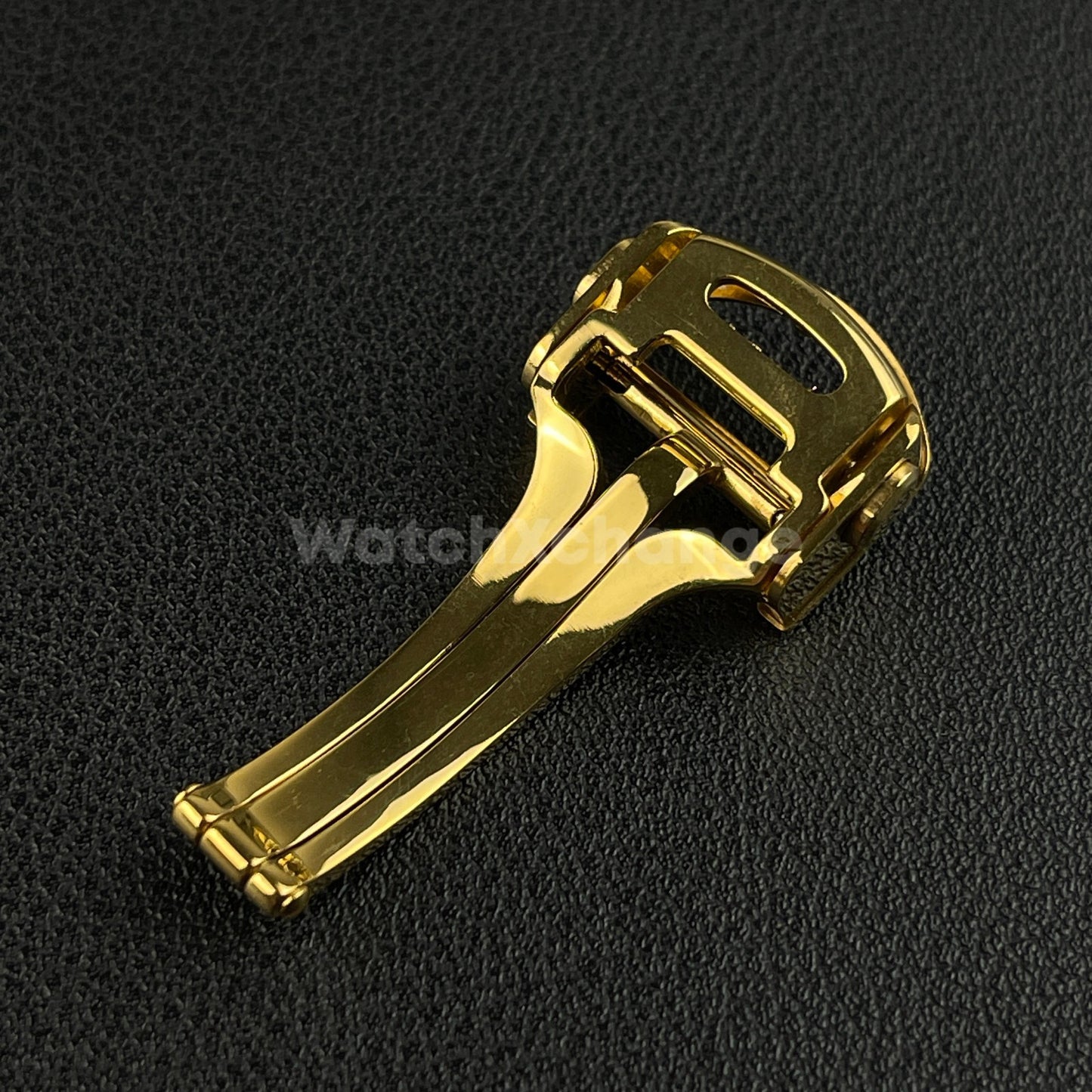 Gold Deployment Watch Clasp For Cartier Watch Strap Stainless Steel 14mm- 18mm