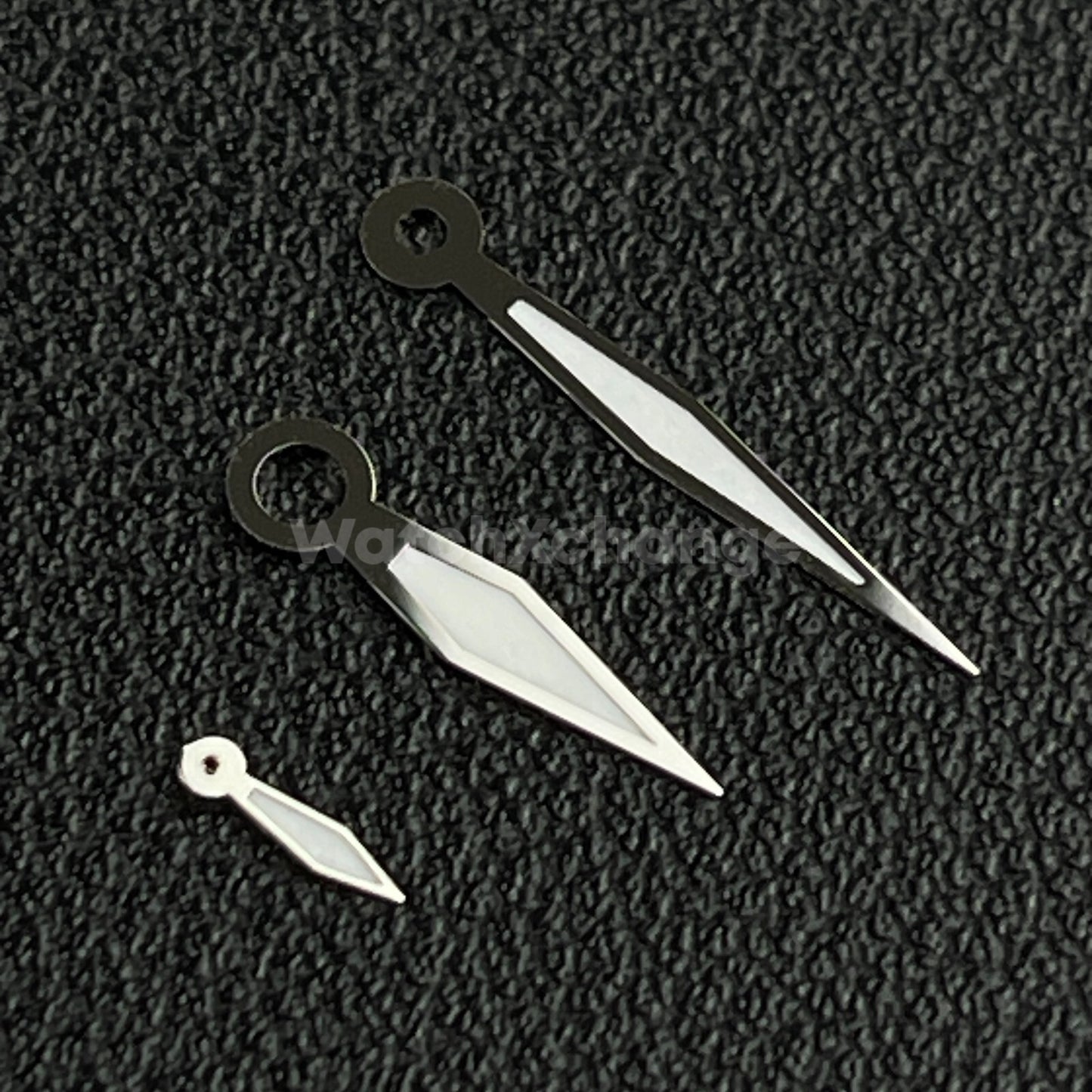 Silver Diamond Watch Hands For ETA 6497/6498 Seagull ST3600/ST3620 Movements