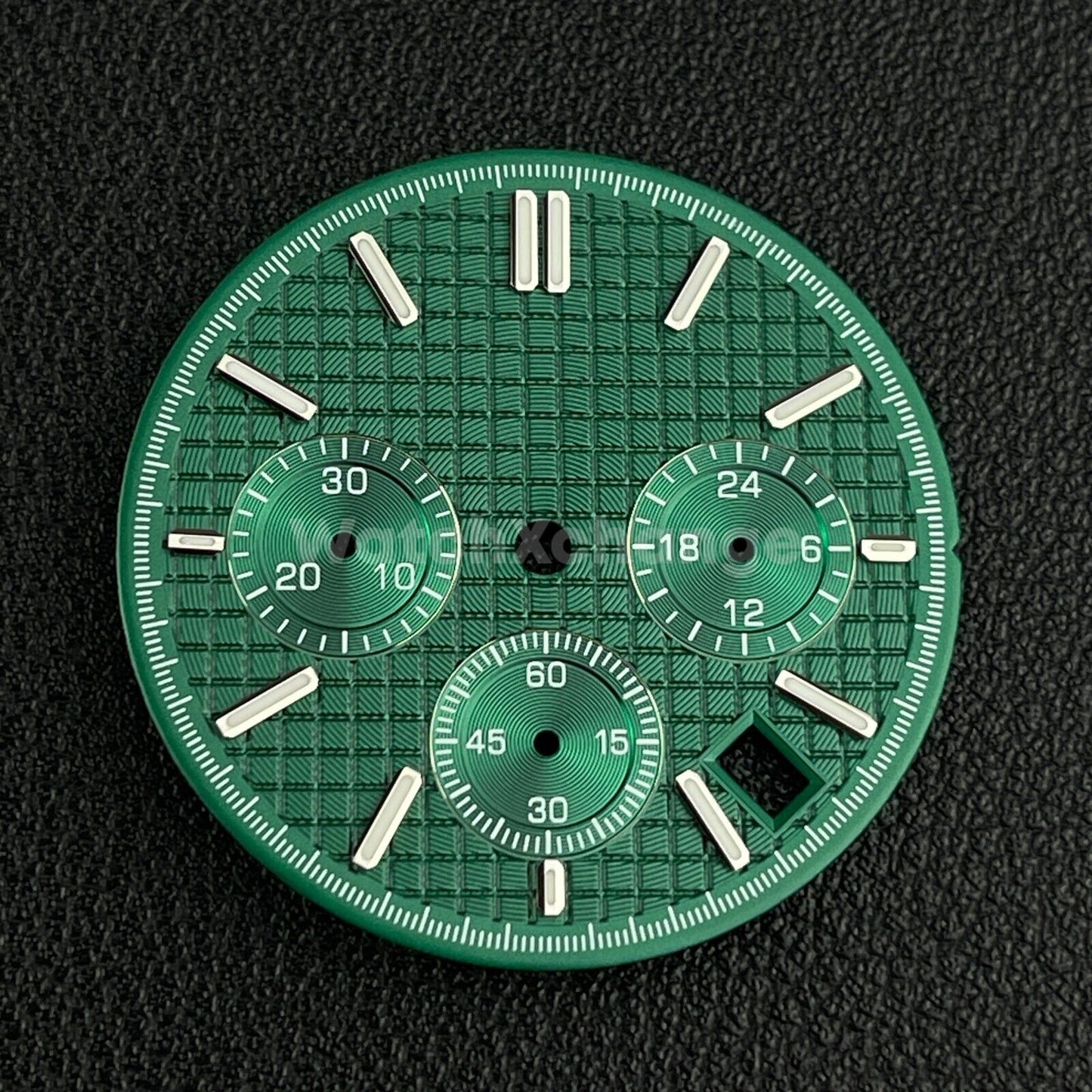 Green 31.8mm Modified Watch Dial Accessory for VK63 Quartz Movement