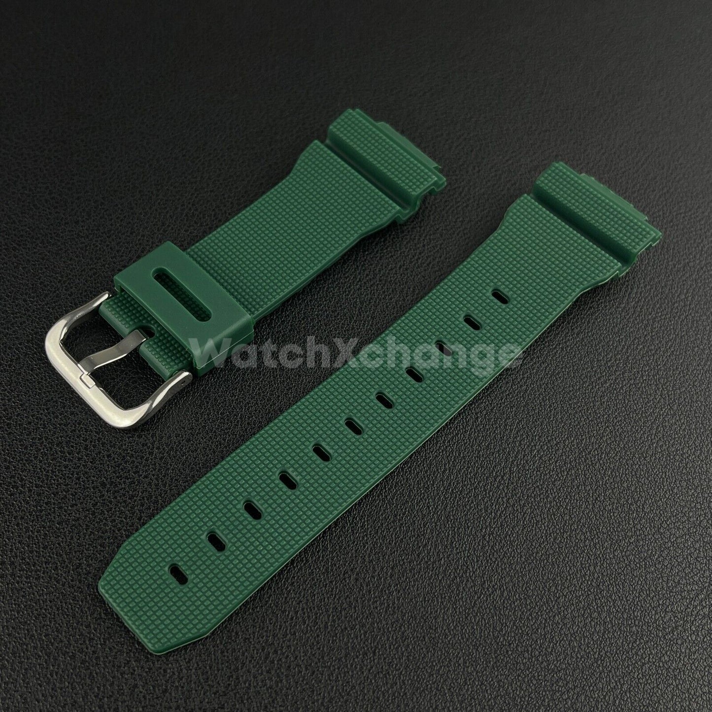 Green Watch Strap For G-SHOCK Replacement Rubber Band CASIO GM-2100 GA2100 16mm