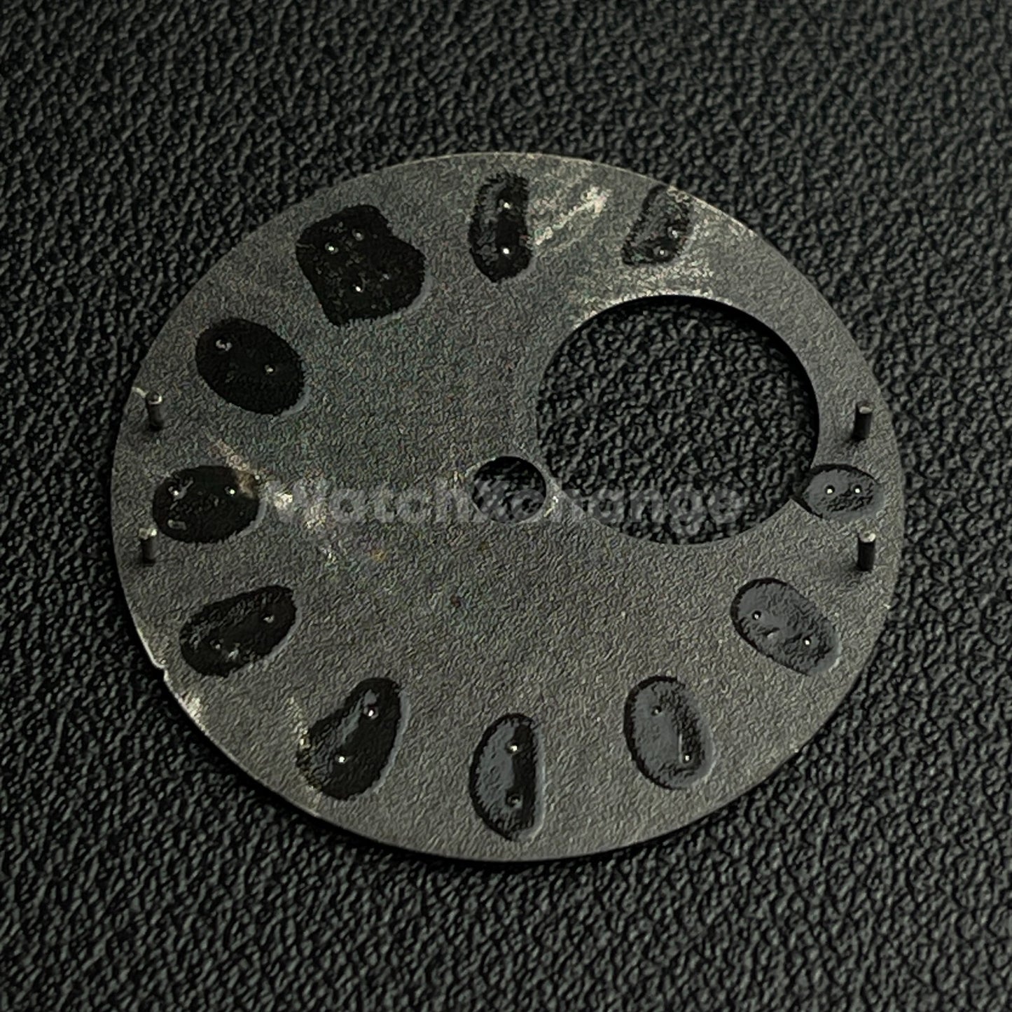 28.5mm White Watch Dial Face Green Luminous For Seiko NH38 Movement