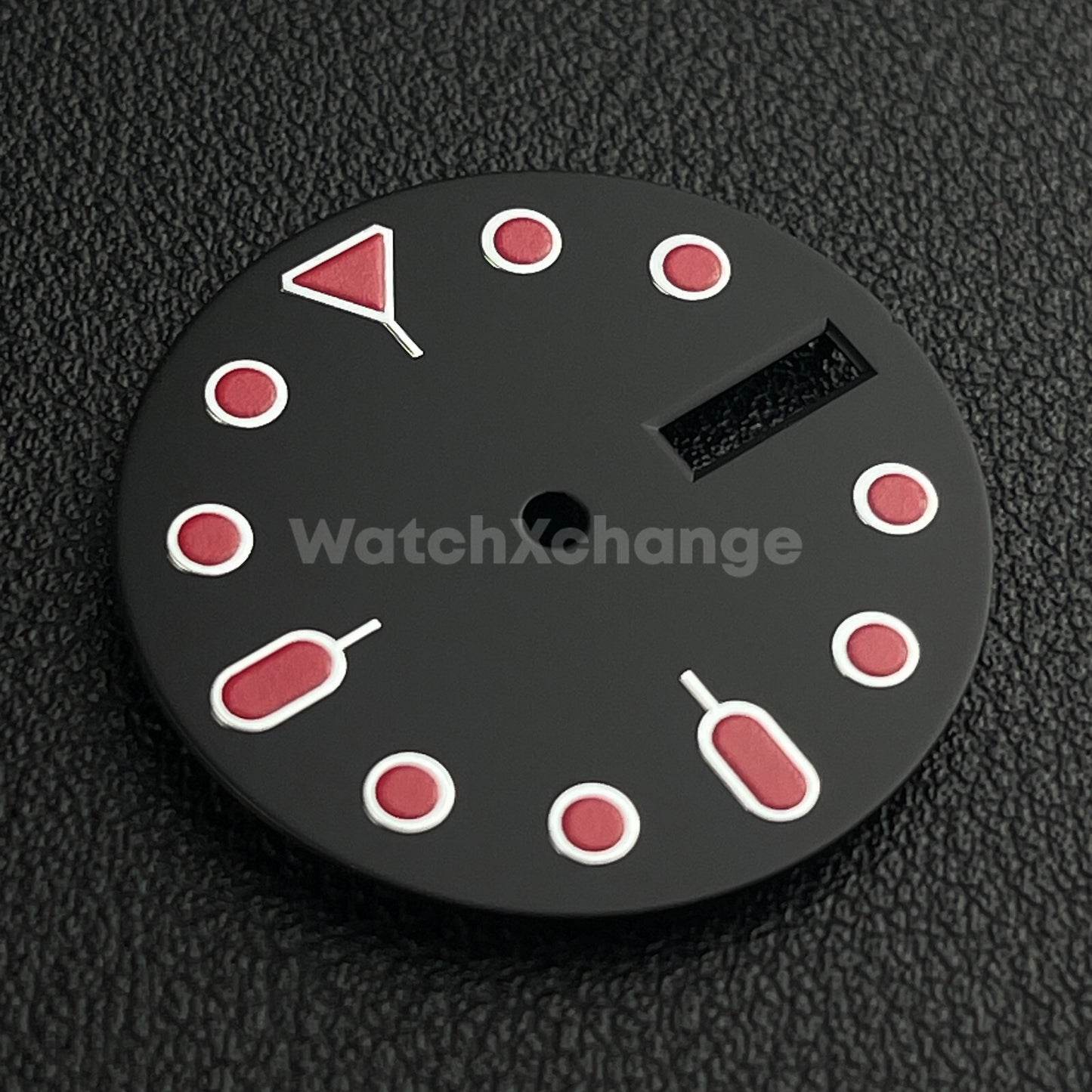 28.5mm Black & Red Watch Dial Face for SEIKO NH36 Movement