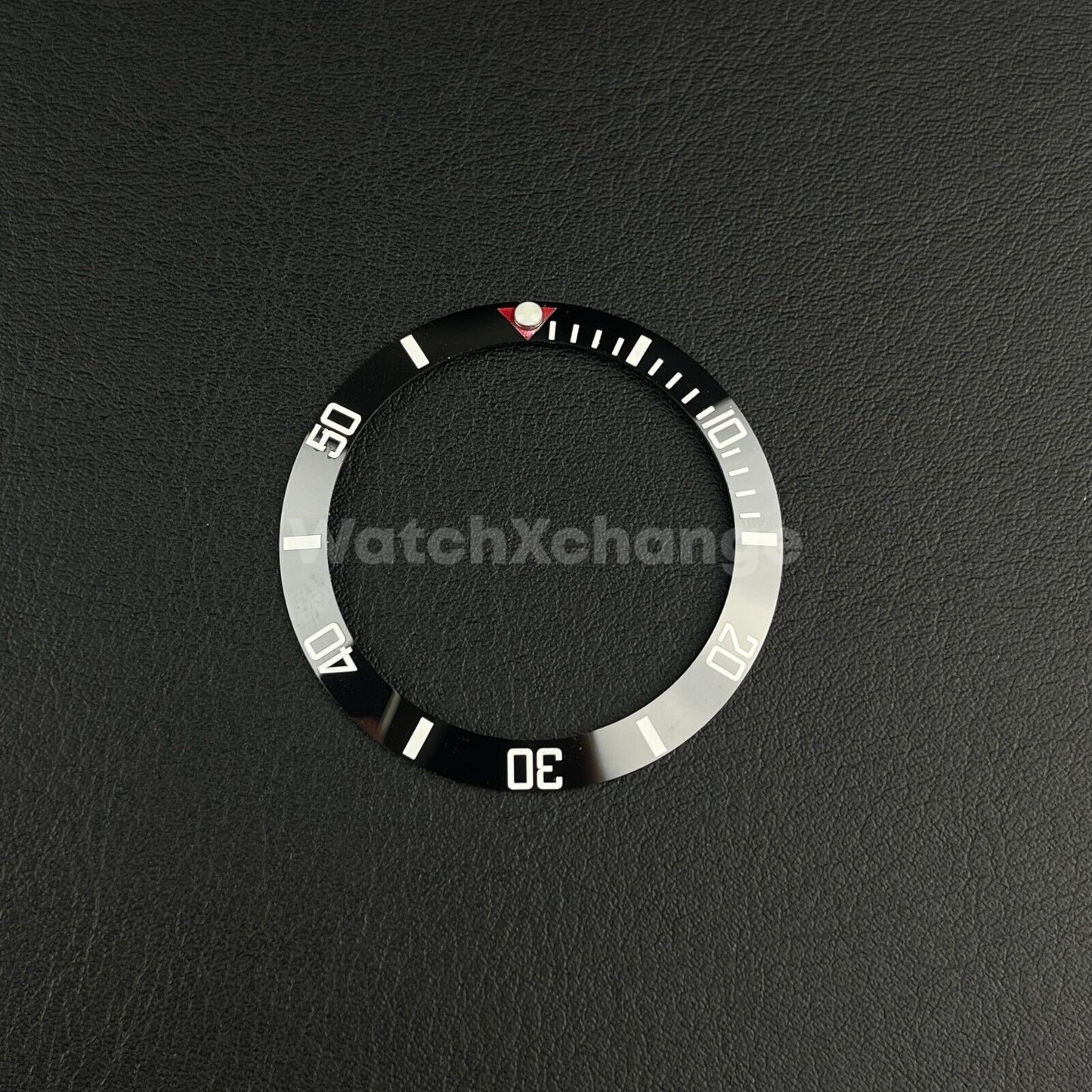 38mm Ceramic Bezel Black & Red insert For Divers Watch Rolex GMT Seiko SKX SRPD