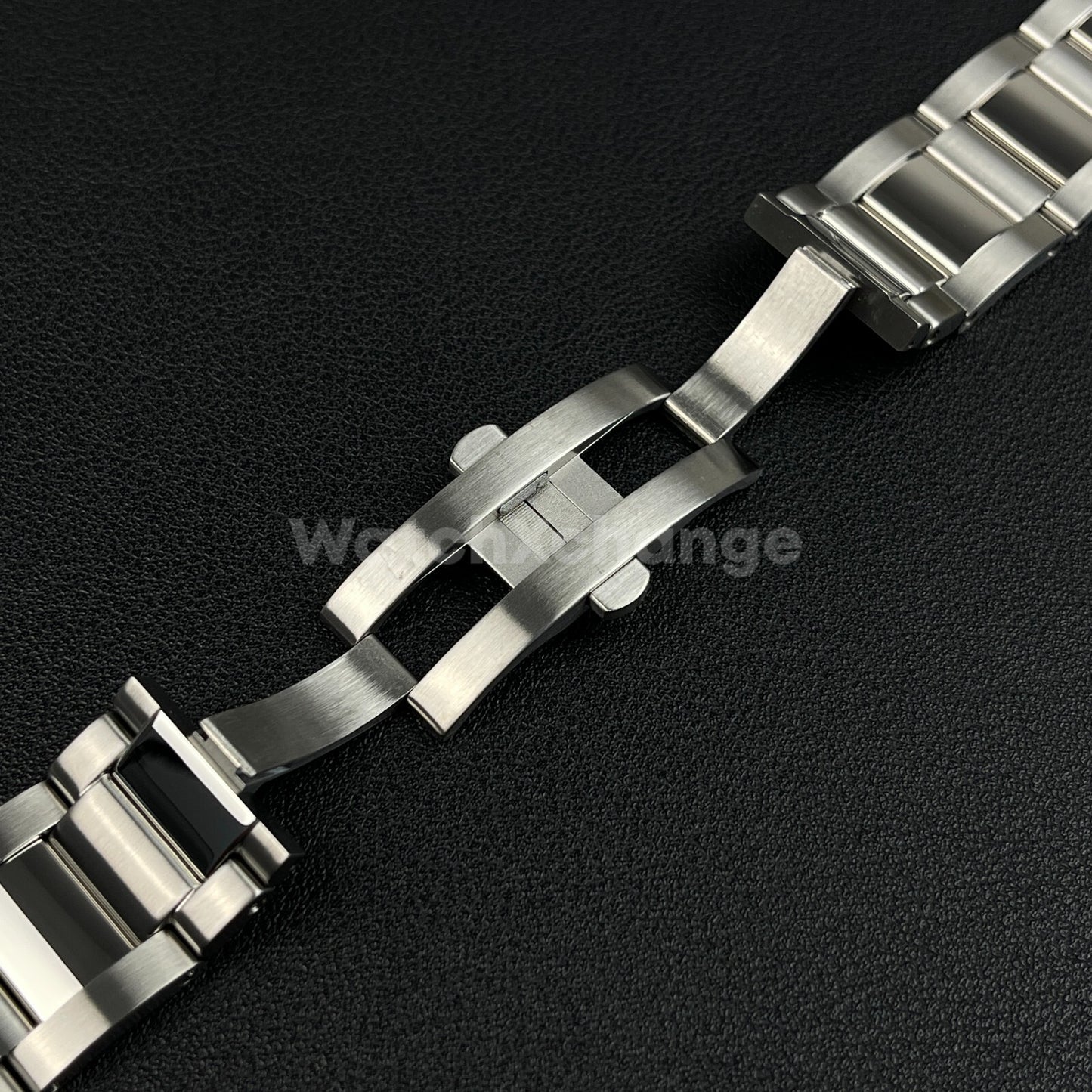23mm Silver Stainless Steel Watch Band Strap For Cartier Calibre W7100015