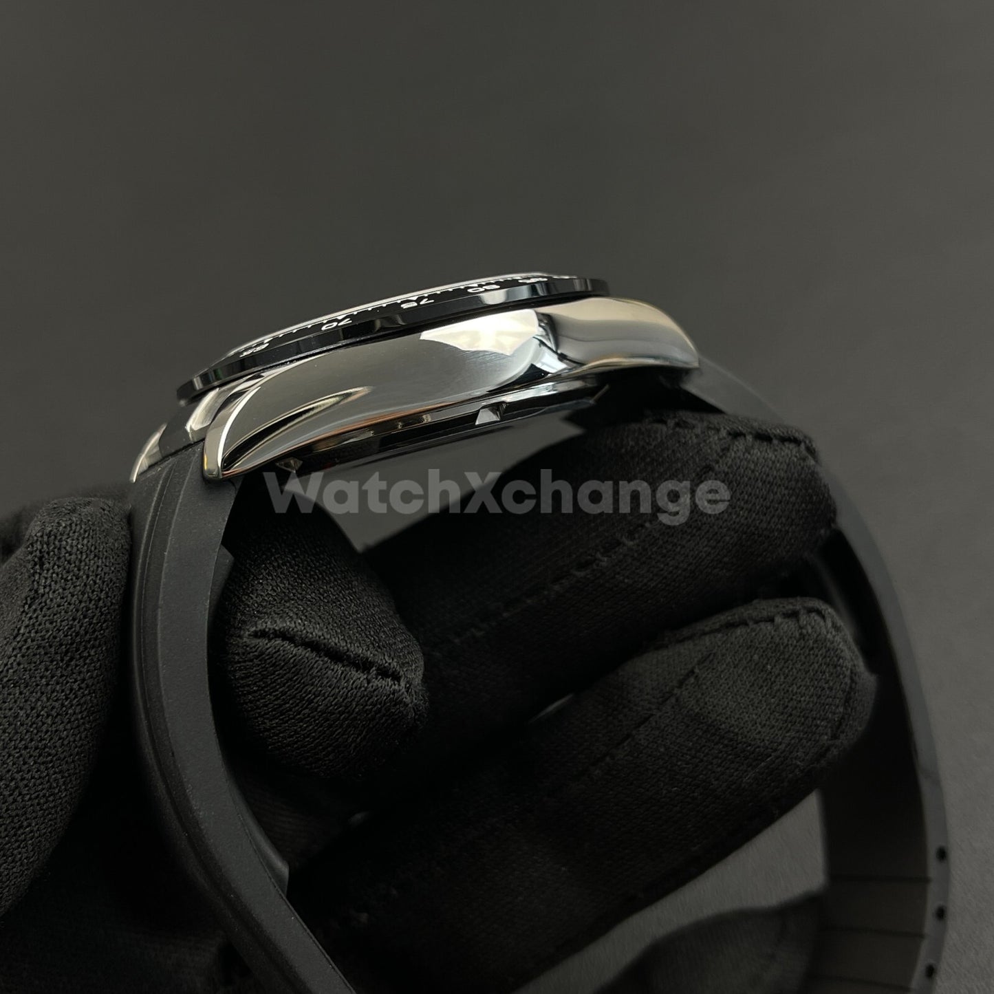 40mm Silver Stainless Steel Sapphire Glass Watch Case for VK63 Quartz Movement