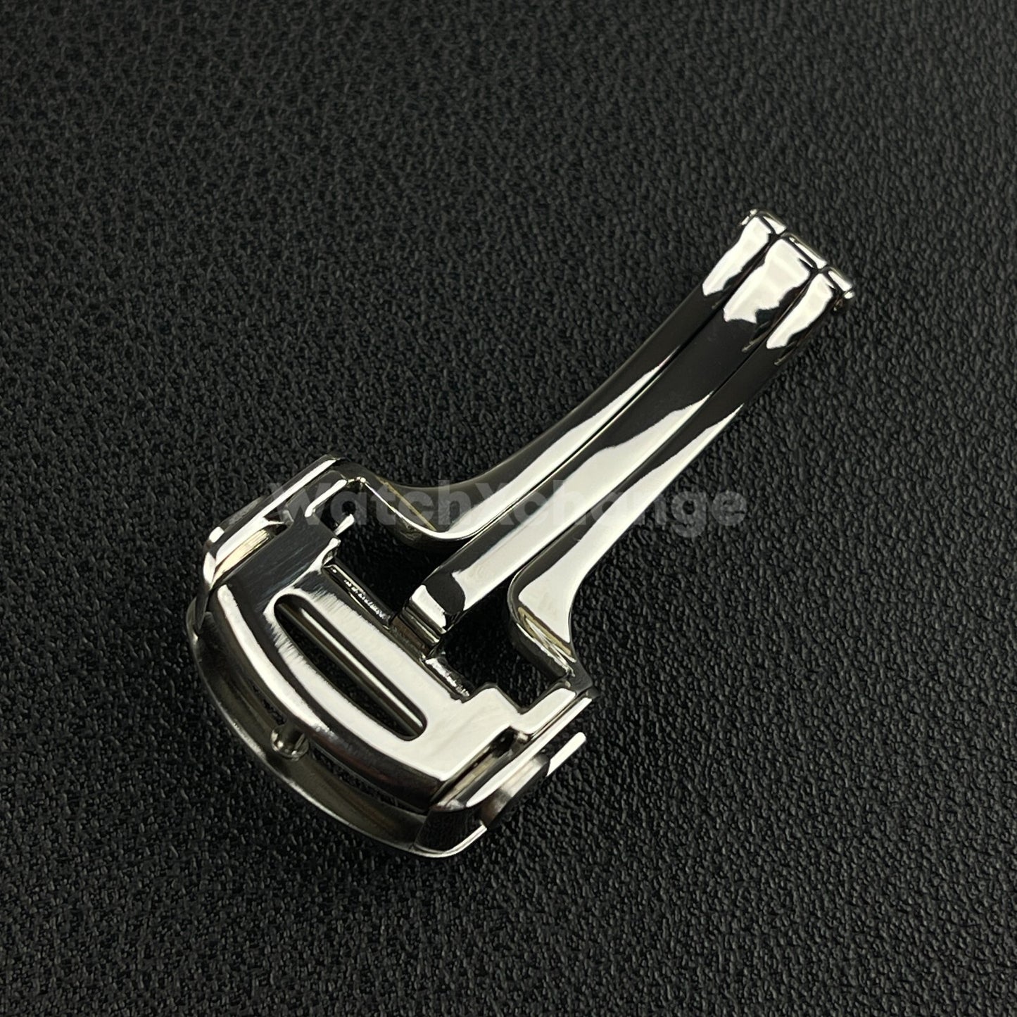 Silver Deployment Watch Clasp For Cartier Watch Strap Stainless Steel 14mm- 18mm