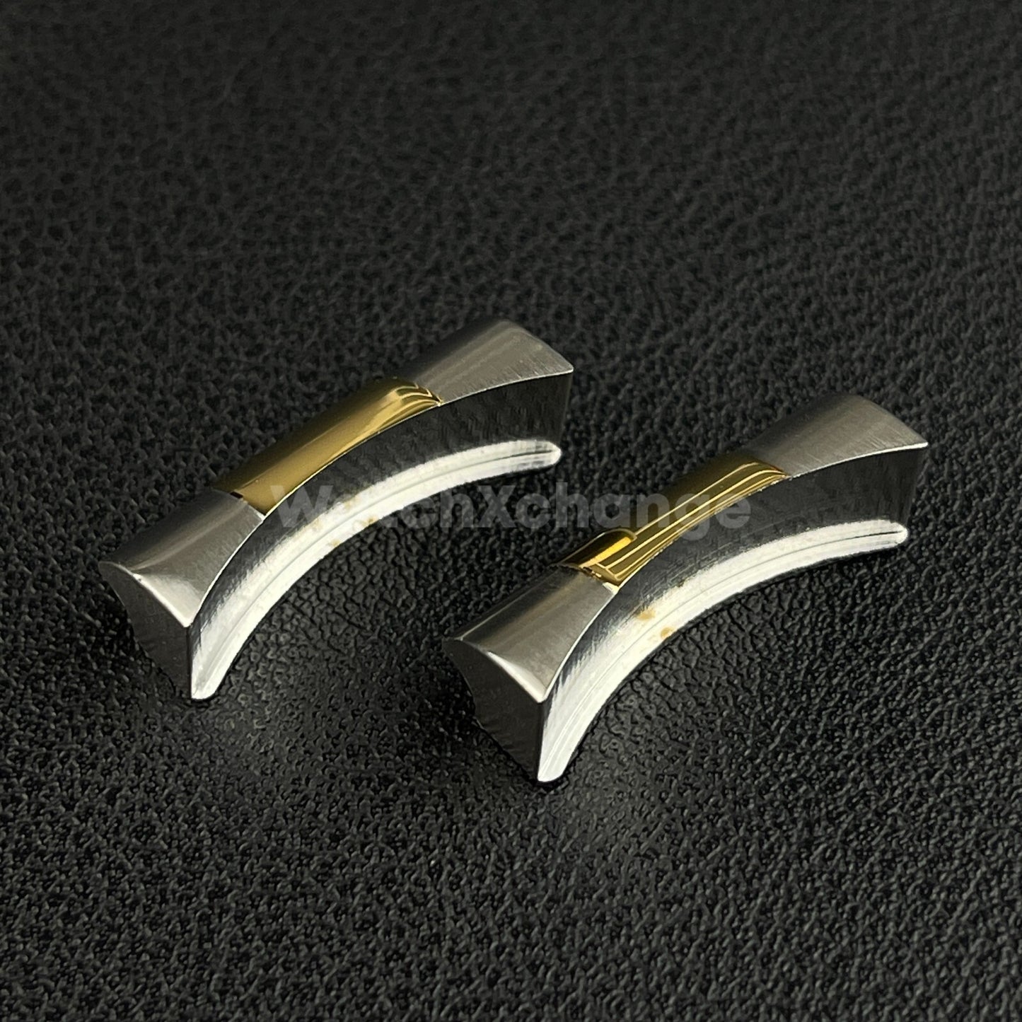 20 21 22mm Silver and Gold Stainless Steel Watch Band End Link For Tudor 79363