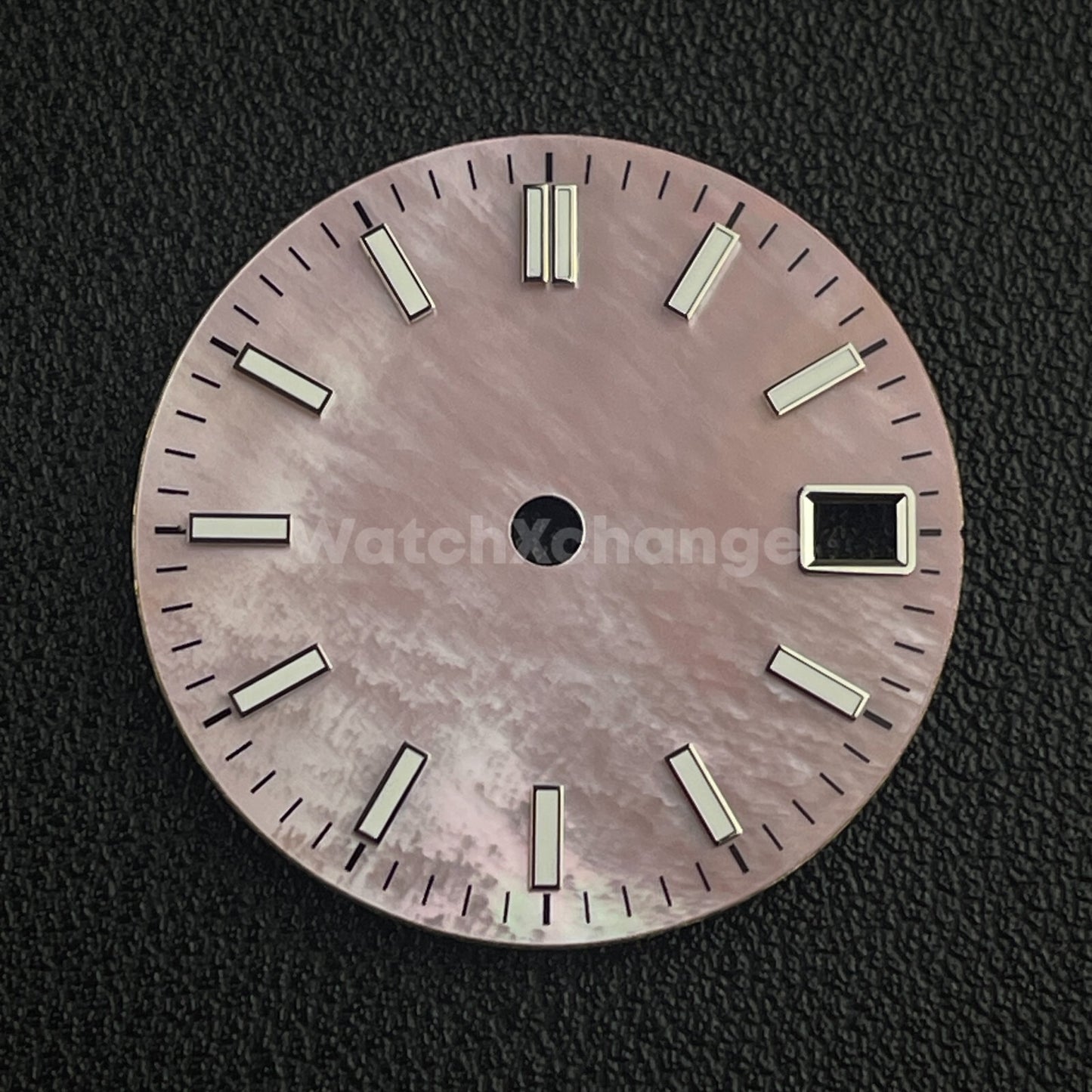 28.5mm Pink Pearl Shell Texture Watch Dial for SEIKO NH35 NH36 Movement