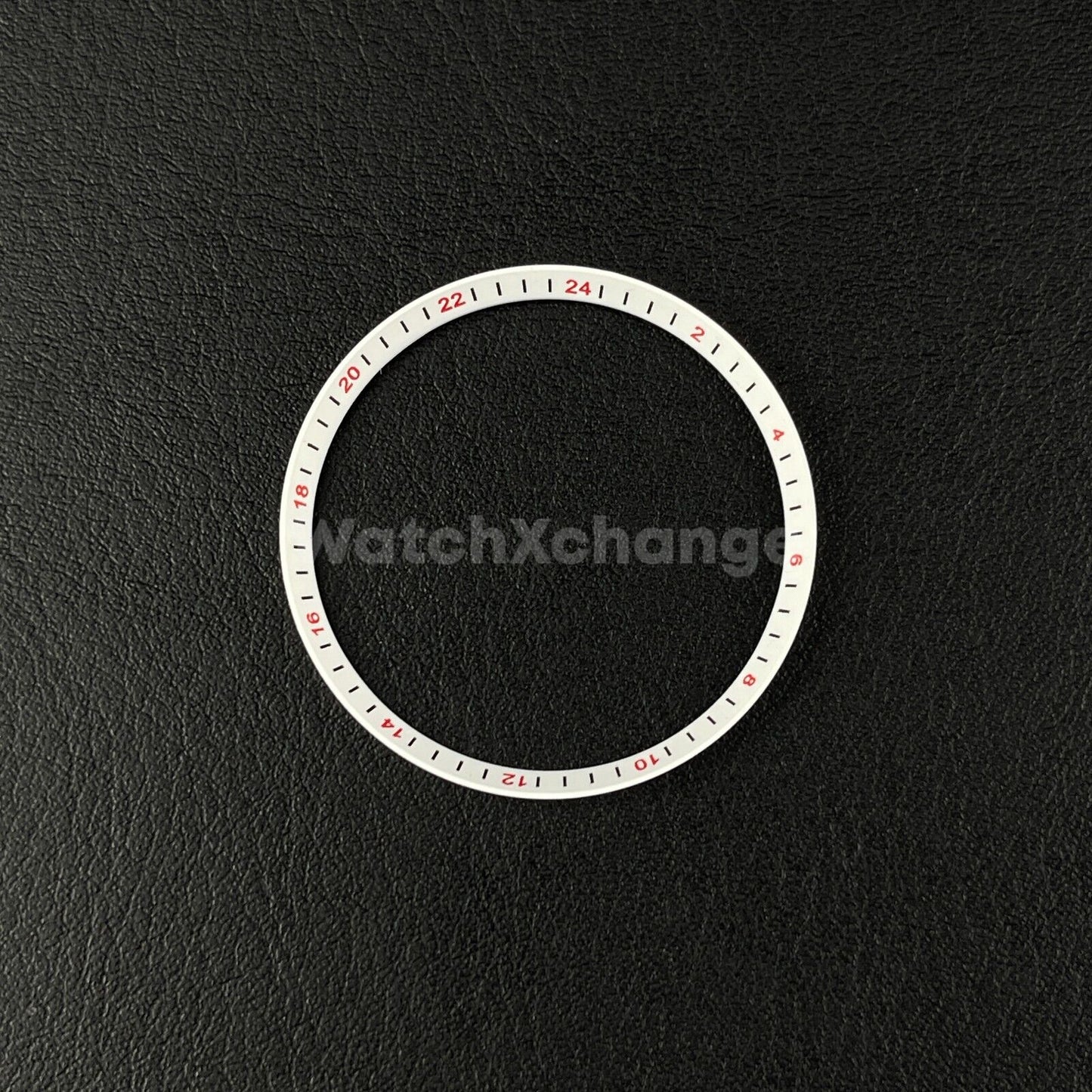 White & Red Chapter Ring for Seiko SKX007 SRPD & Mod Watches 30.5mm NH36 NH35