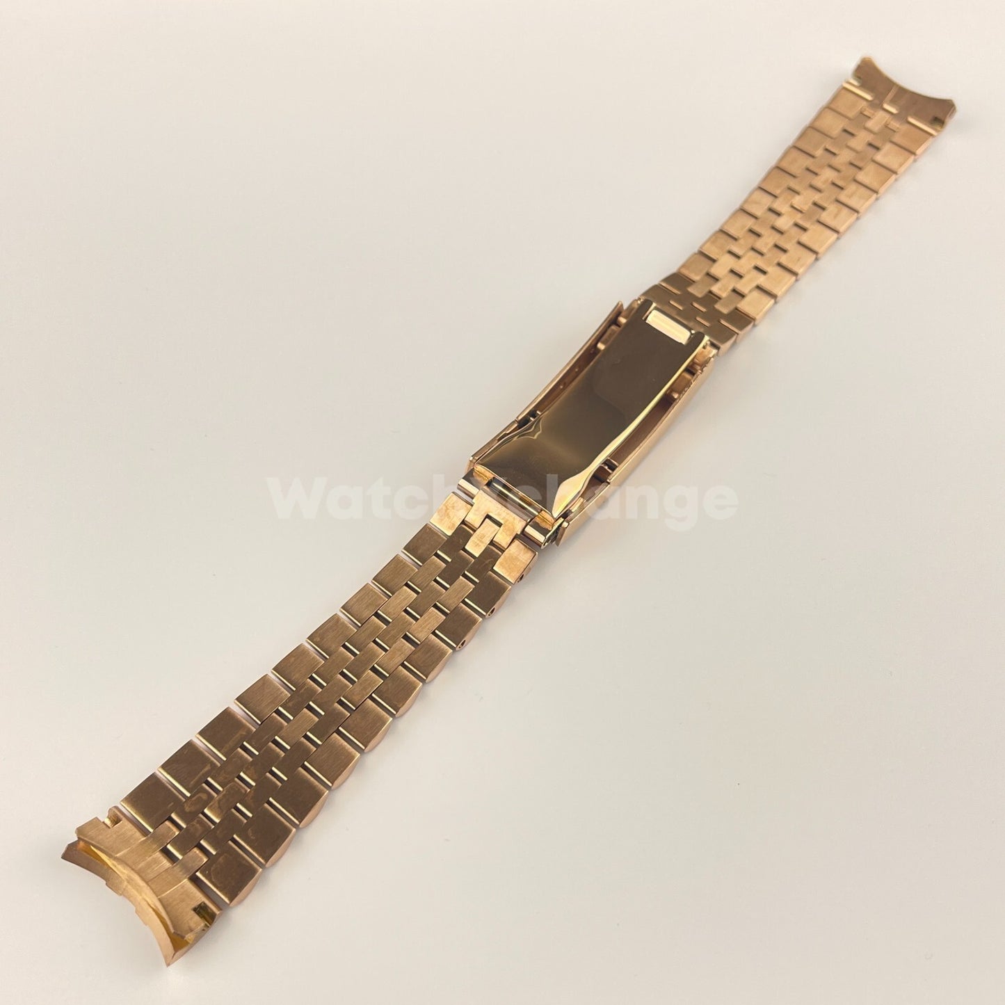 20mm Rose Gold Jubilee Strap Watchband Bracelet For Rolex Sub GMT