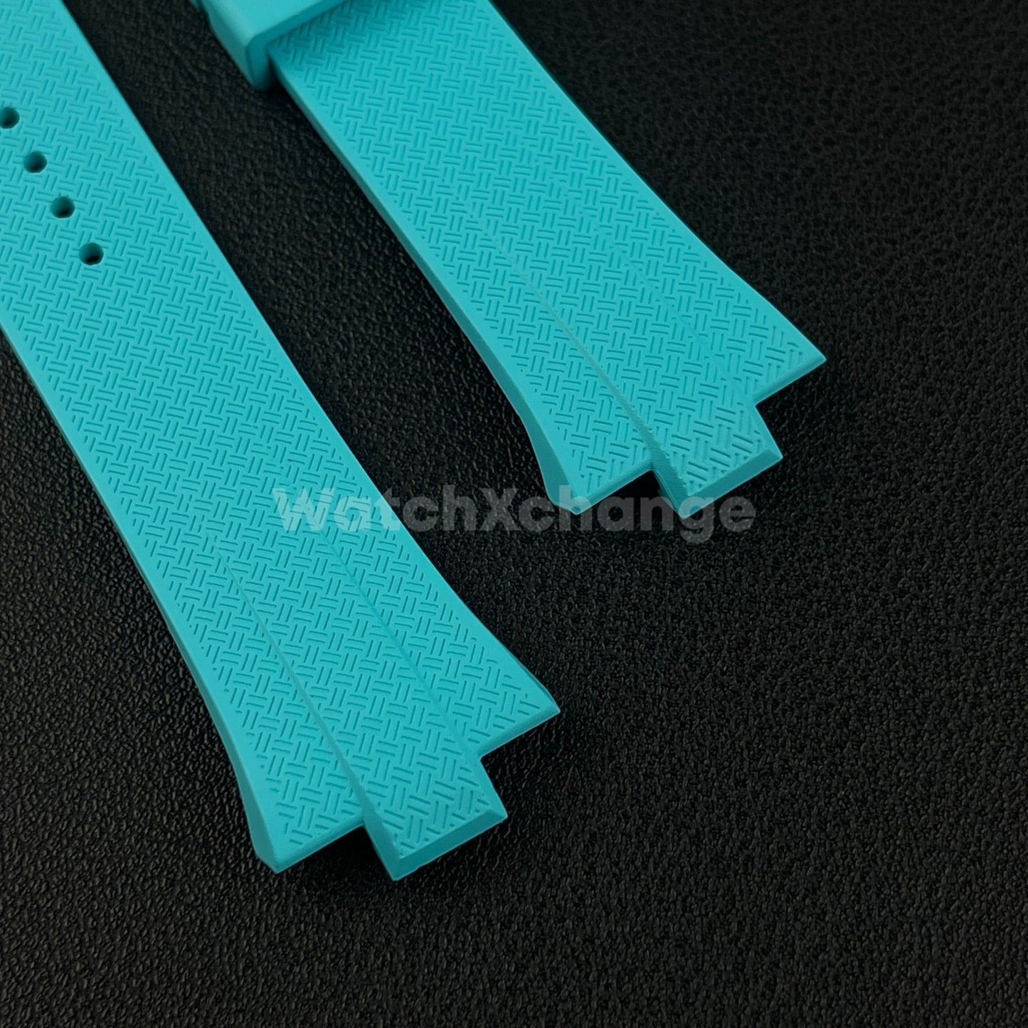 Light Blue Rubber Watch Strap For Citizen Tsuyosa NJ0150 NJ0151ME NJ01510158 9mm
