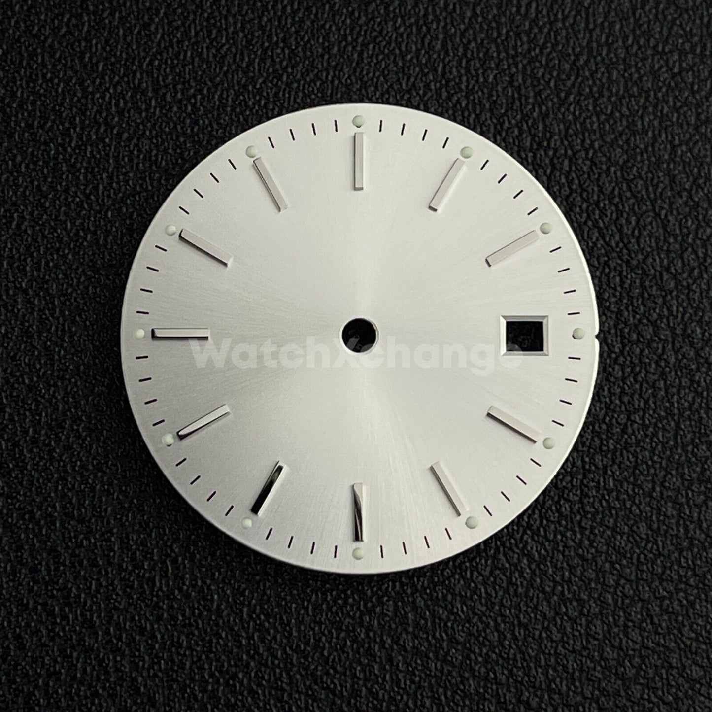 29mm Silver Watch Dial for Miyota 8215 8200 2813 Watch Movement Parts