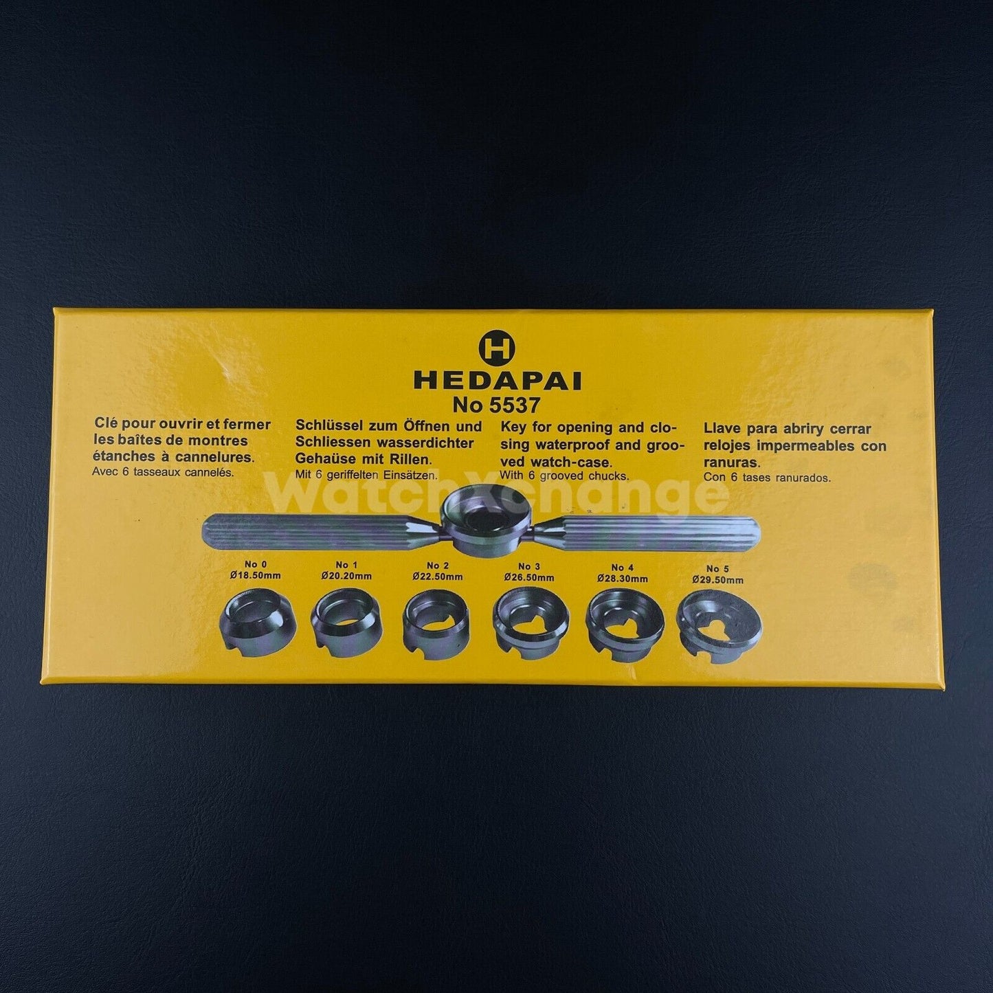7Pc Watch Case Opener Tool 5537 Watch Back Remover Closer Repair for Rolex Tudor