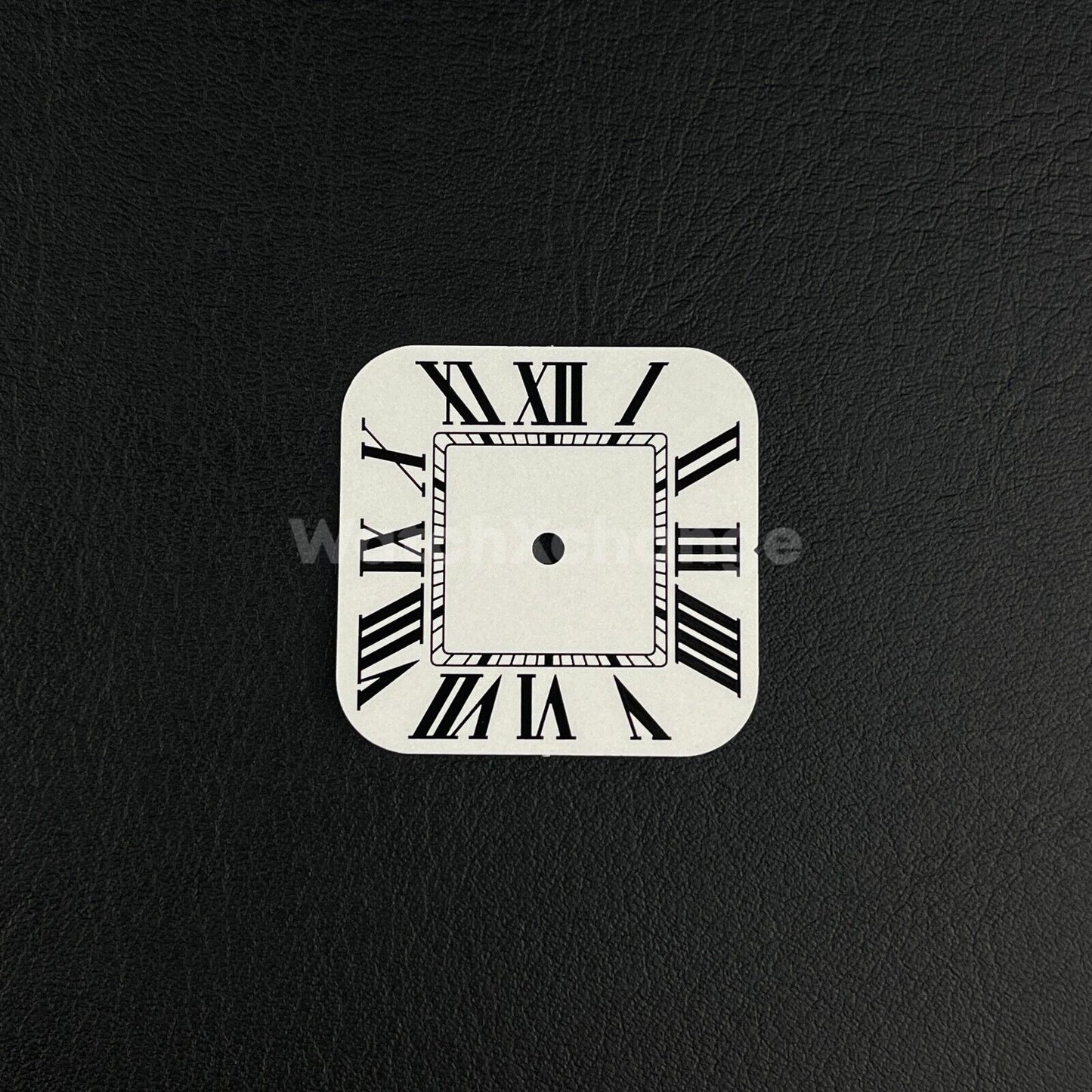 27mm White Square Watch Dial for NH35/NH36 Automatic Movement