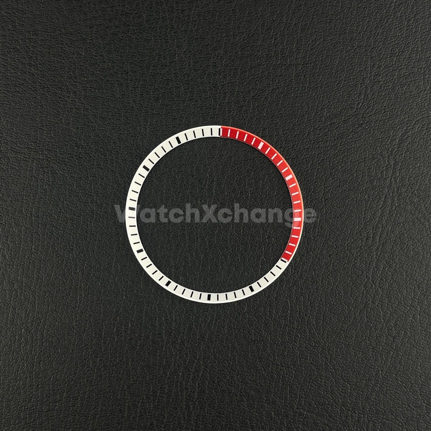 White & Red Chapter Ring for Seiko SKX007 SRPD & Mod Watches 30.5mm NH36 NH35