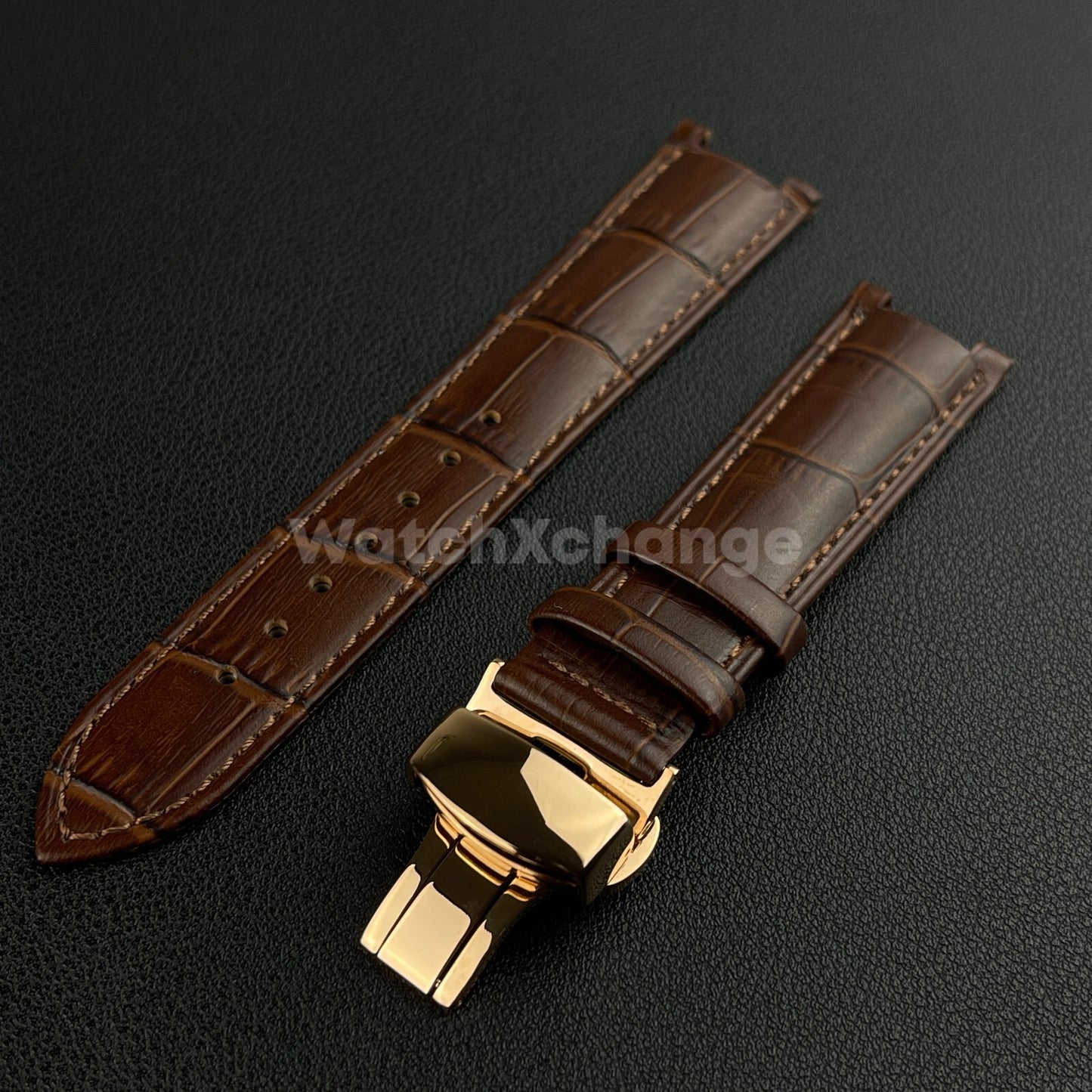 Brown Leather Watch Straps Fit For Michael Kors MK6985 MK6986 MK2425 MK2433 20mm
