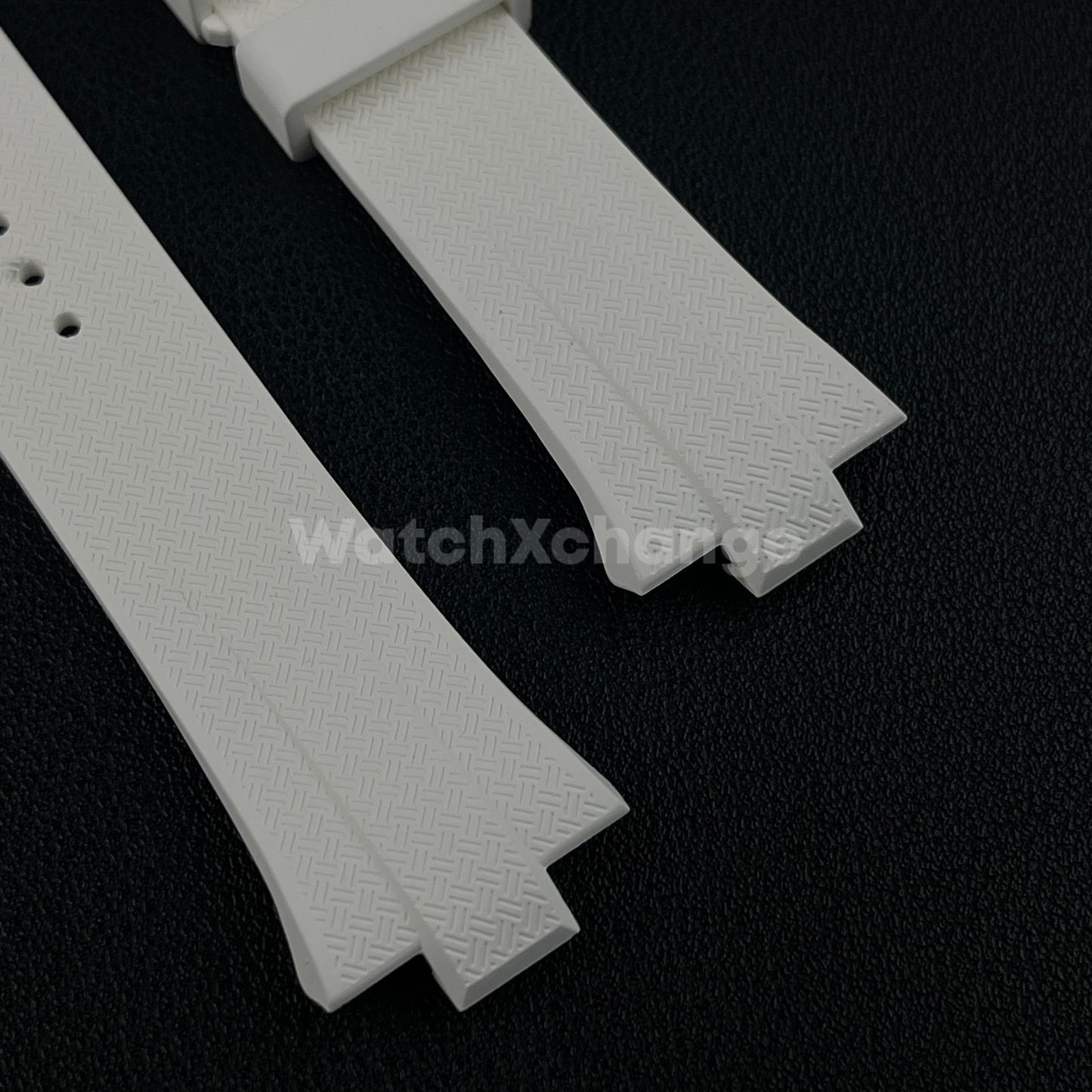 White Rubber Watch Strap For Citizen Tsuyosa NJ0150 NJ0151ME NJ01510158 9mm