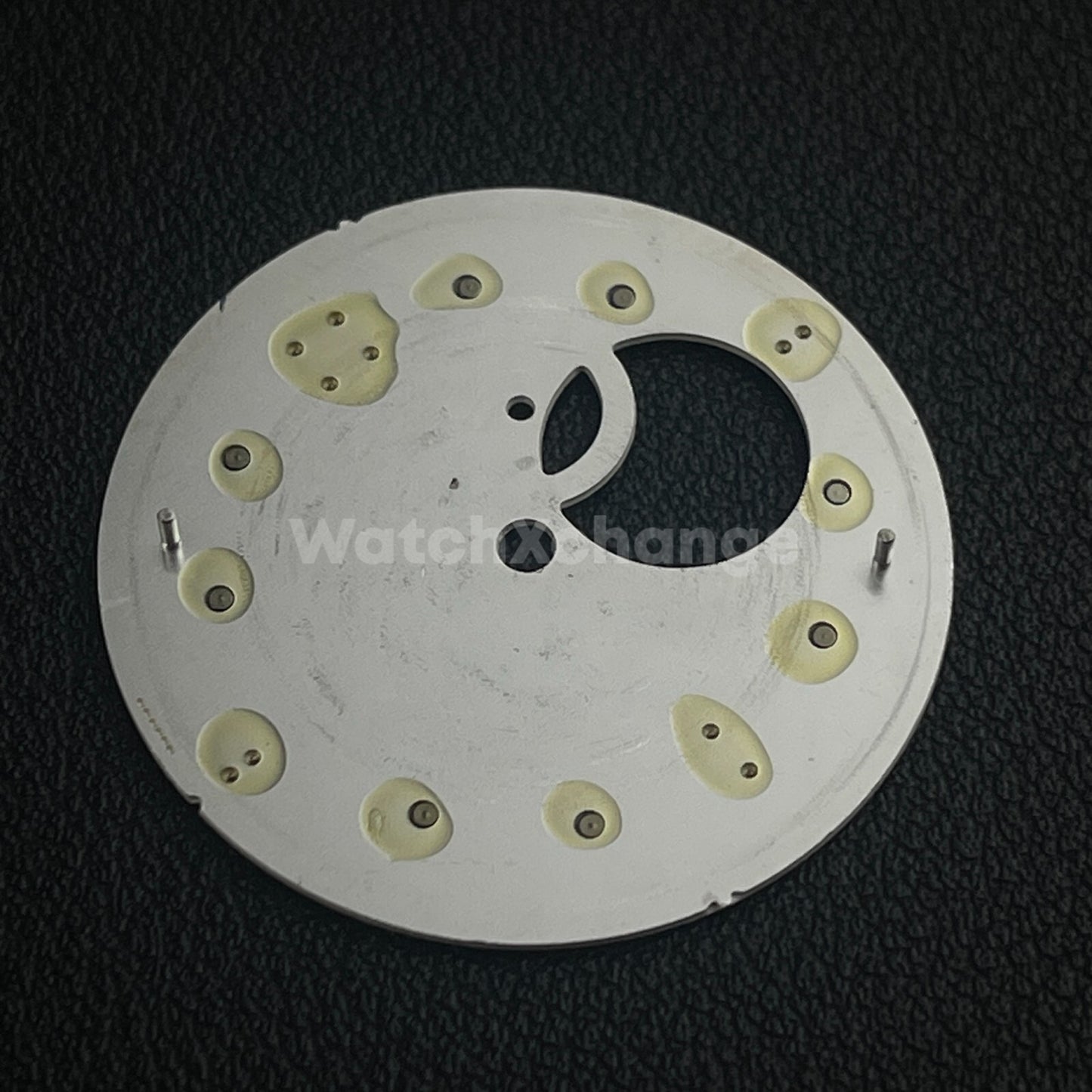31mm Silver & Blue Watch Dial Water Wave Print for SEIKO NH39 Movement