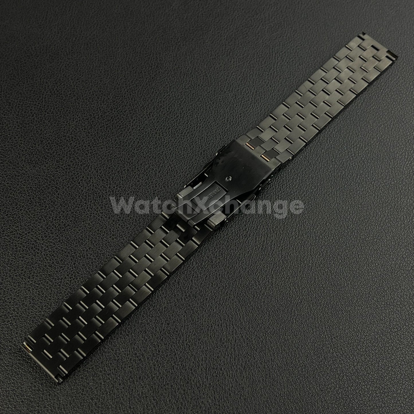 Black Stainless Steel Super Engineer Watch Band Bracelet For Seiko 18mm - 24mm