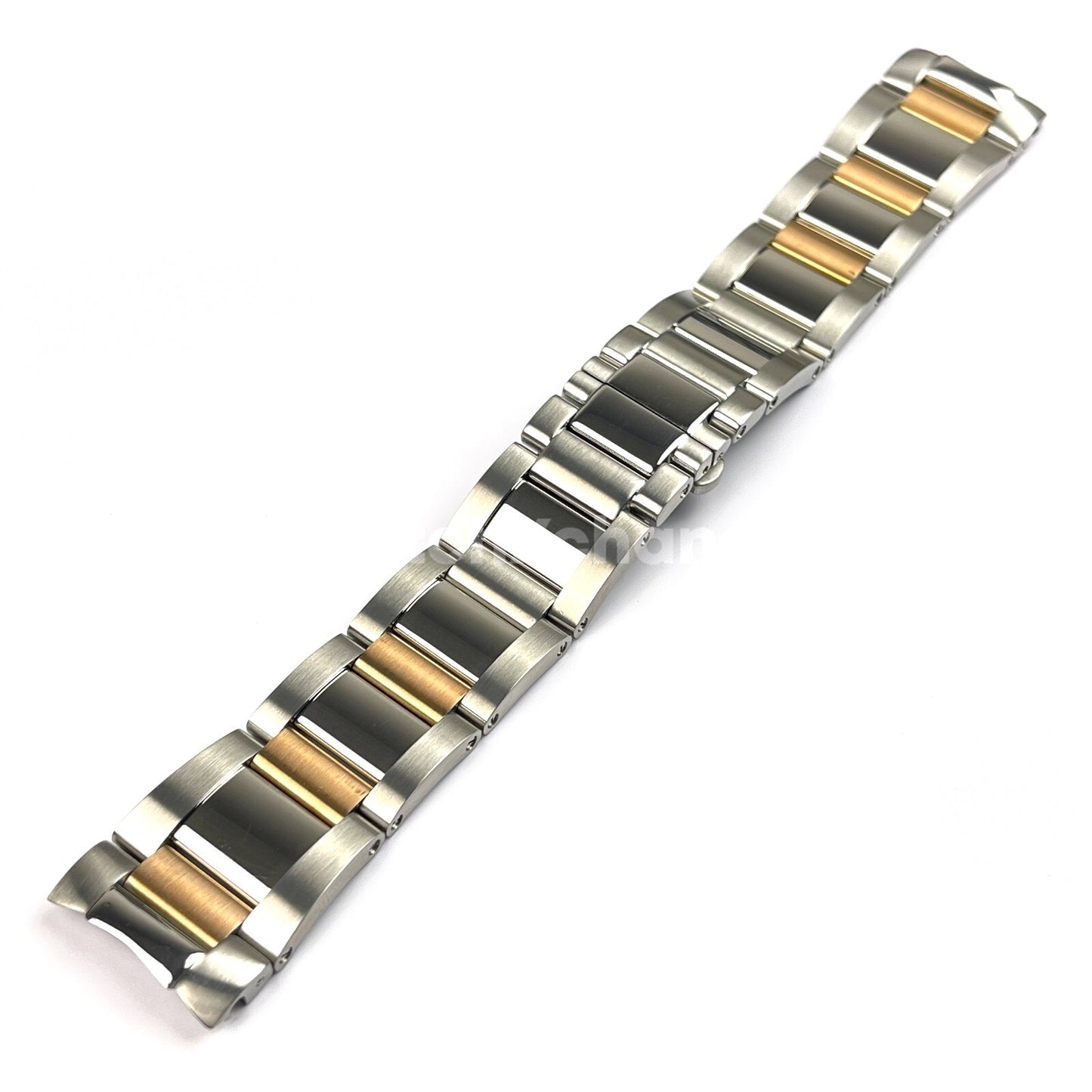 23mm Silver Rose Gold Stainless Steel Watch Band Strap Cartier Calibre W7100015