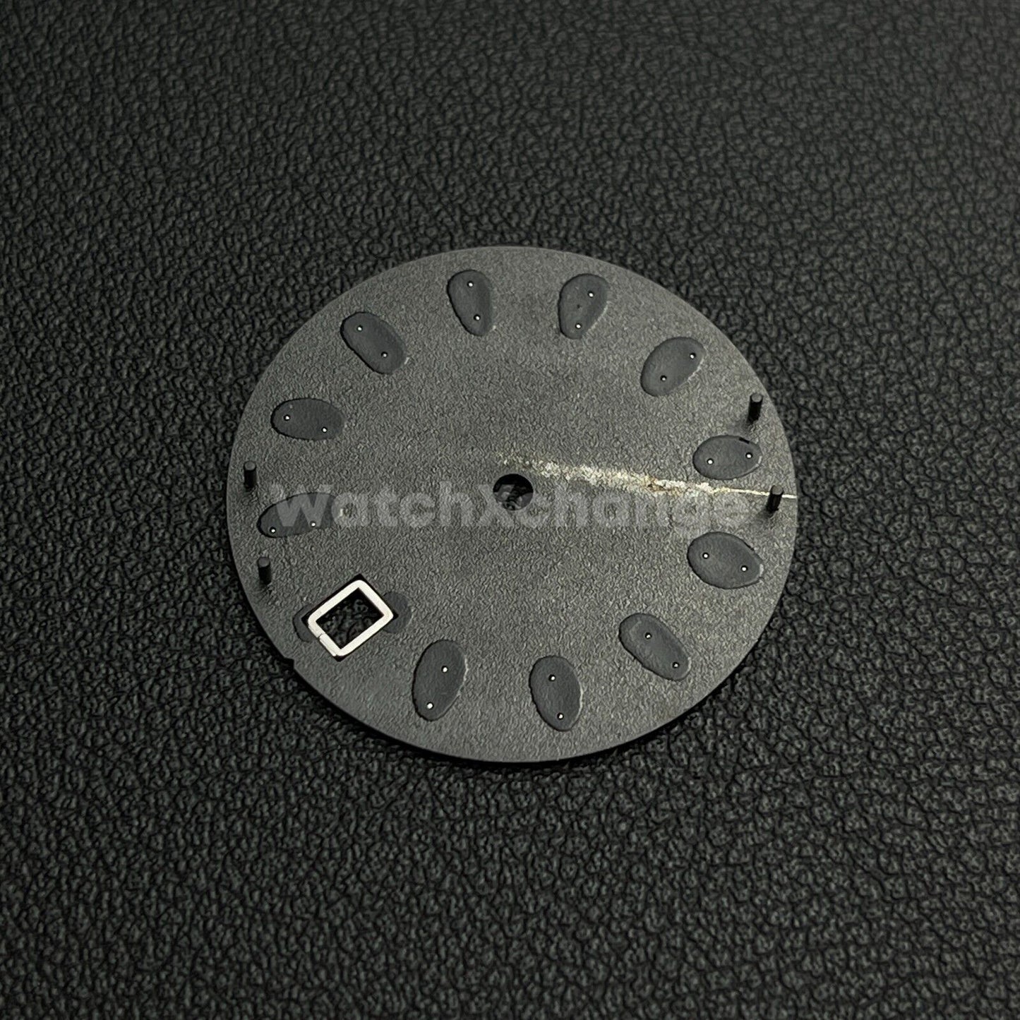 28.5mm Dark Blue Vertical Line Texture Watch Dial for SEIKO NH35 NH36 Movement