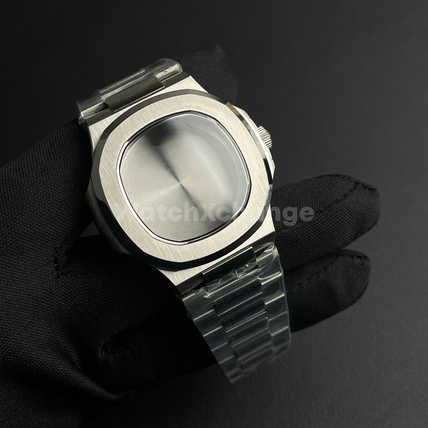 40mm Square Watch Case for Nautilus Style Watches for NH34 NH35 NH36 Movements