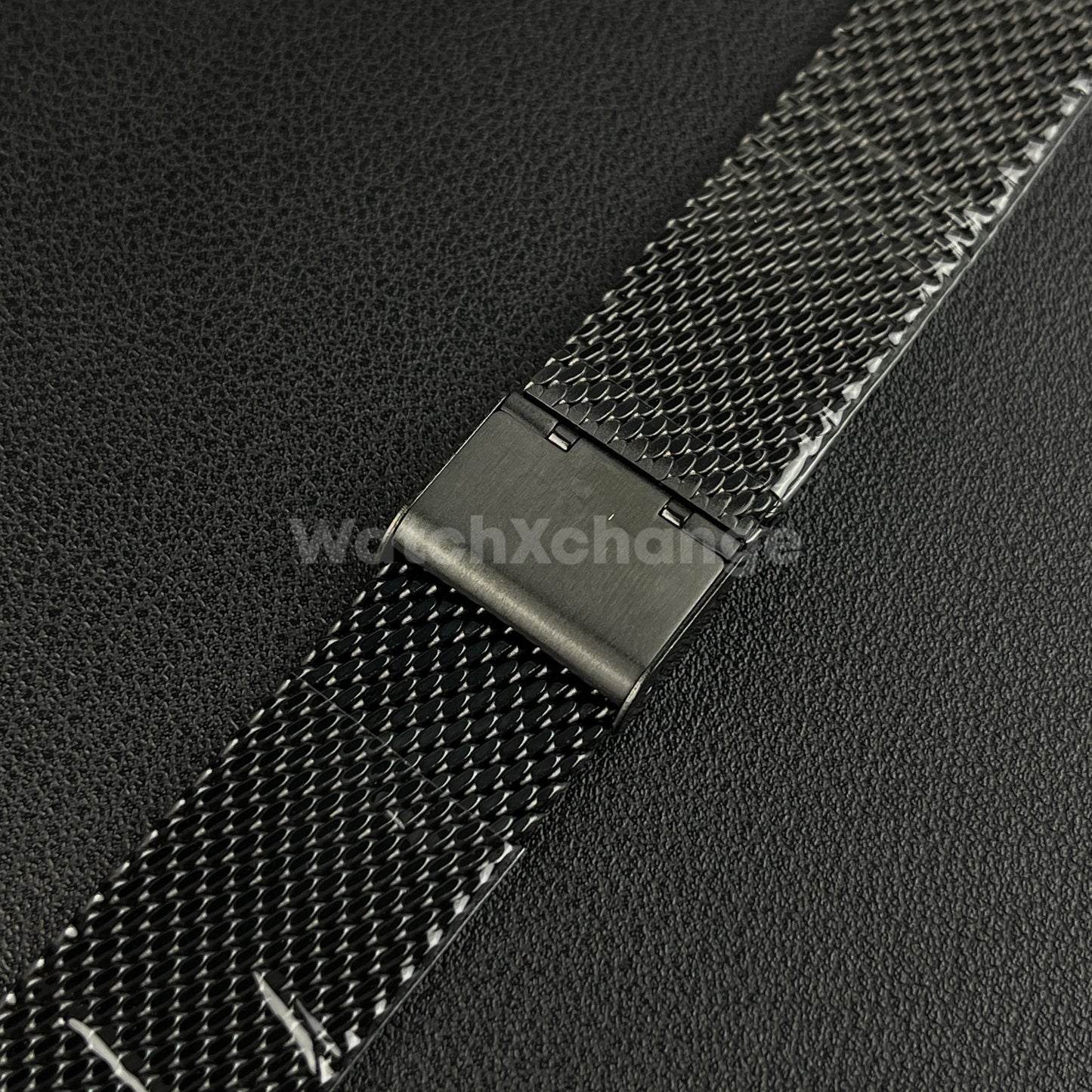 Black Milanese Mesh Watch Strap Band Steel Metal Quick Release 18mm - 24mm