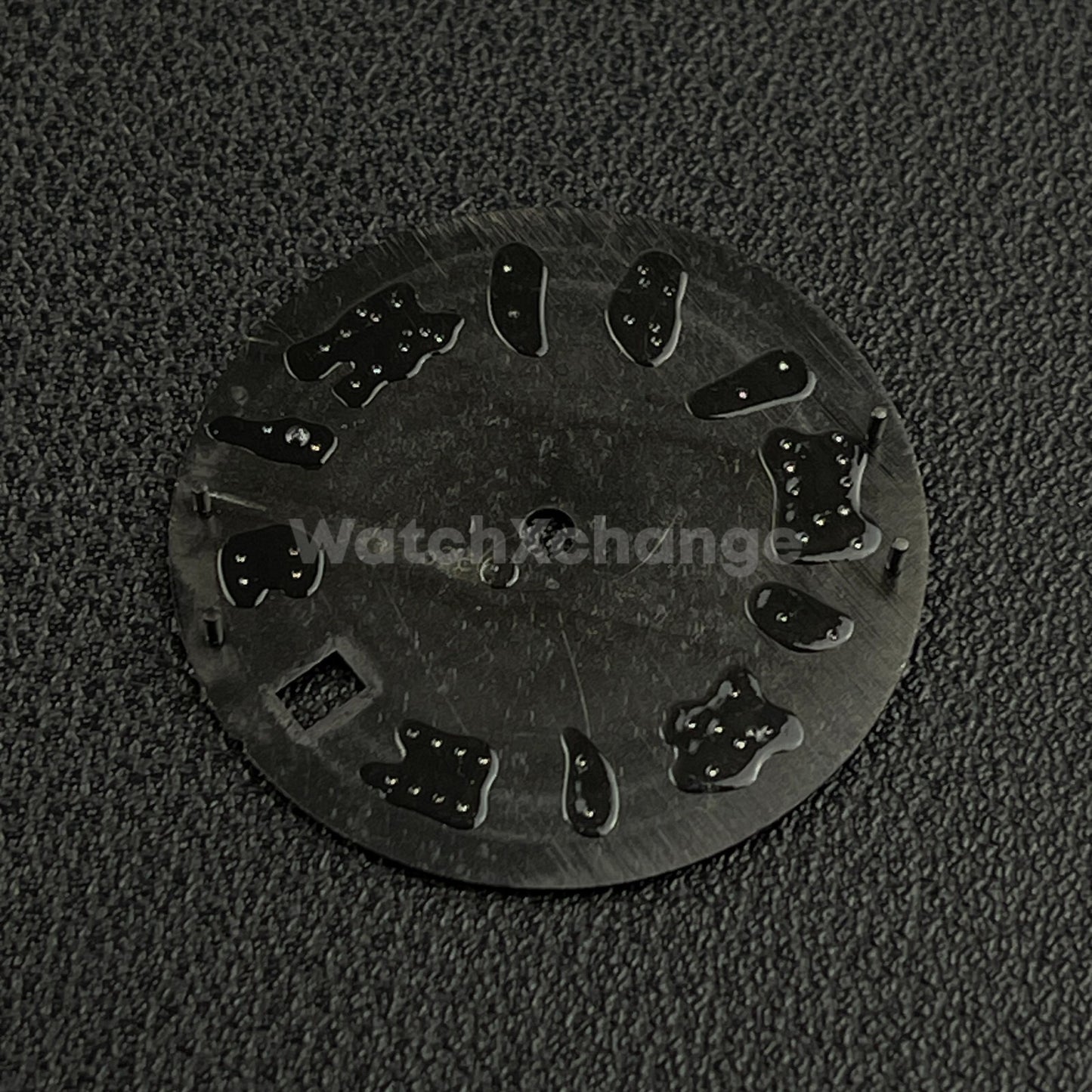 28.5mm Black Roman Numeral Watch Dial for SEIKO NH35 4R35 Movements