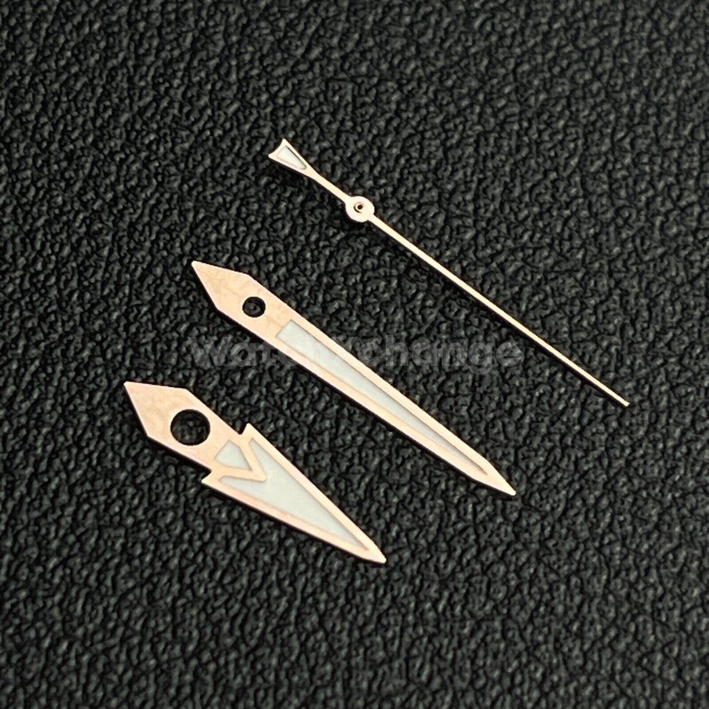 Rose Gold Triangular Watch Hands For SEIKO NH35A/36/4R/7S Movements