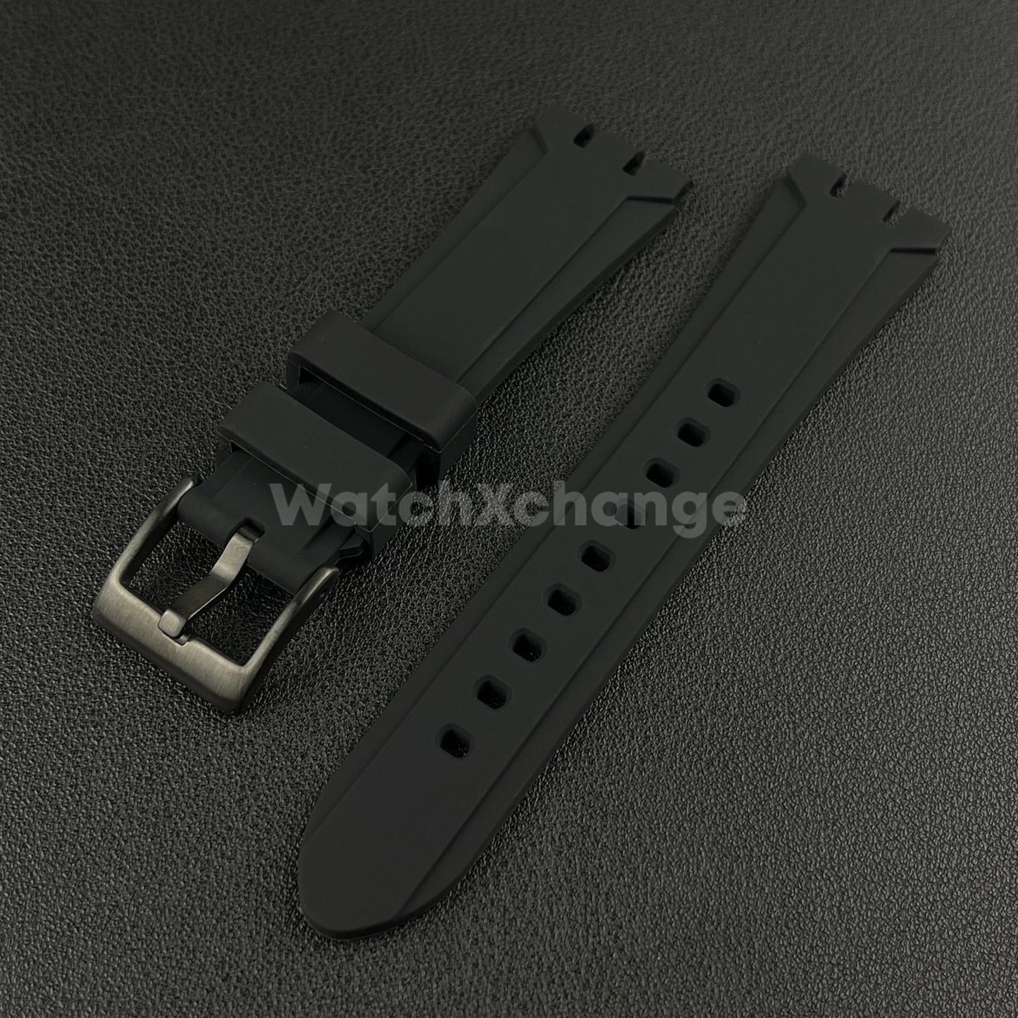 Black 19mm 21mm Rubber Silicone Watch Strap For Swatch YVS420 YVS454 YVS423