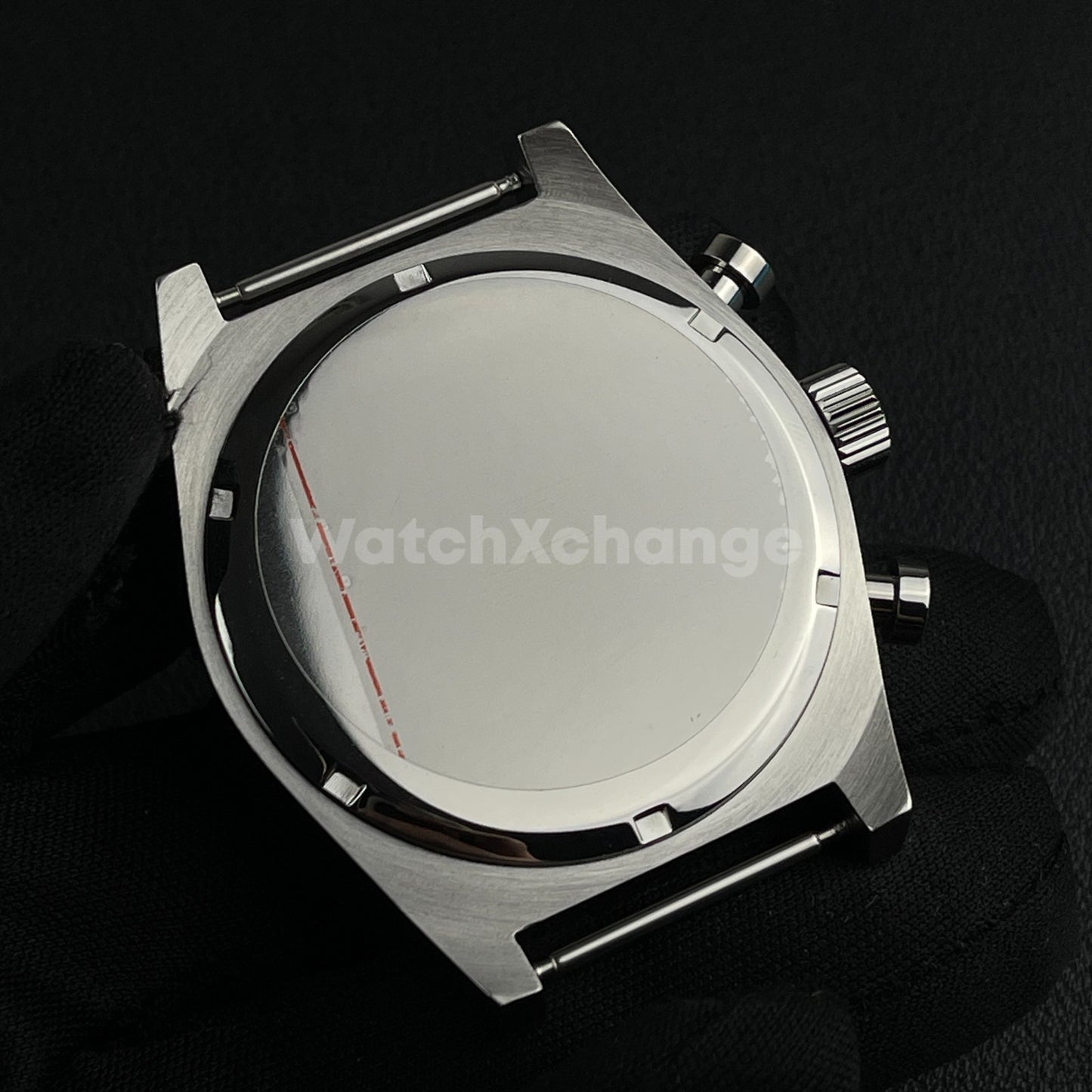 46mm Stainless Steel Silver Dive Watch Case For Miyota OS00 Movement
