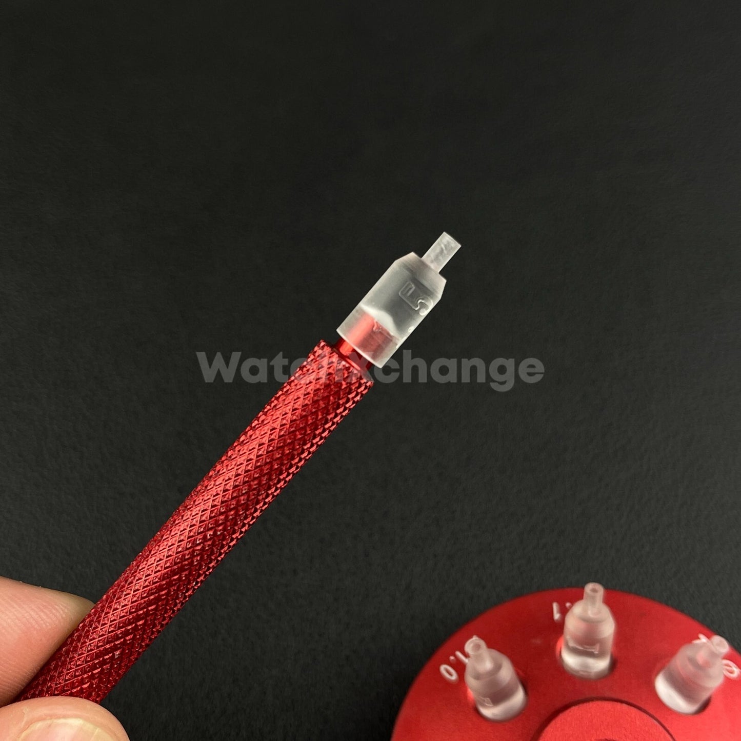 8x Watch Hand Fitting Tool Pressers & Stand Watchmakers Setting Press Pressing