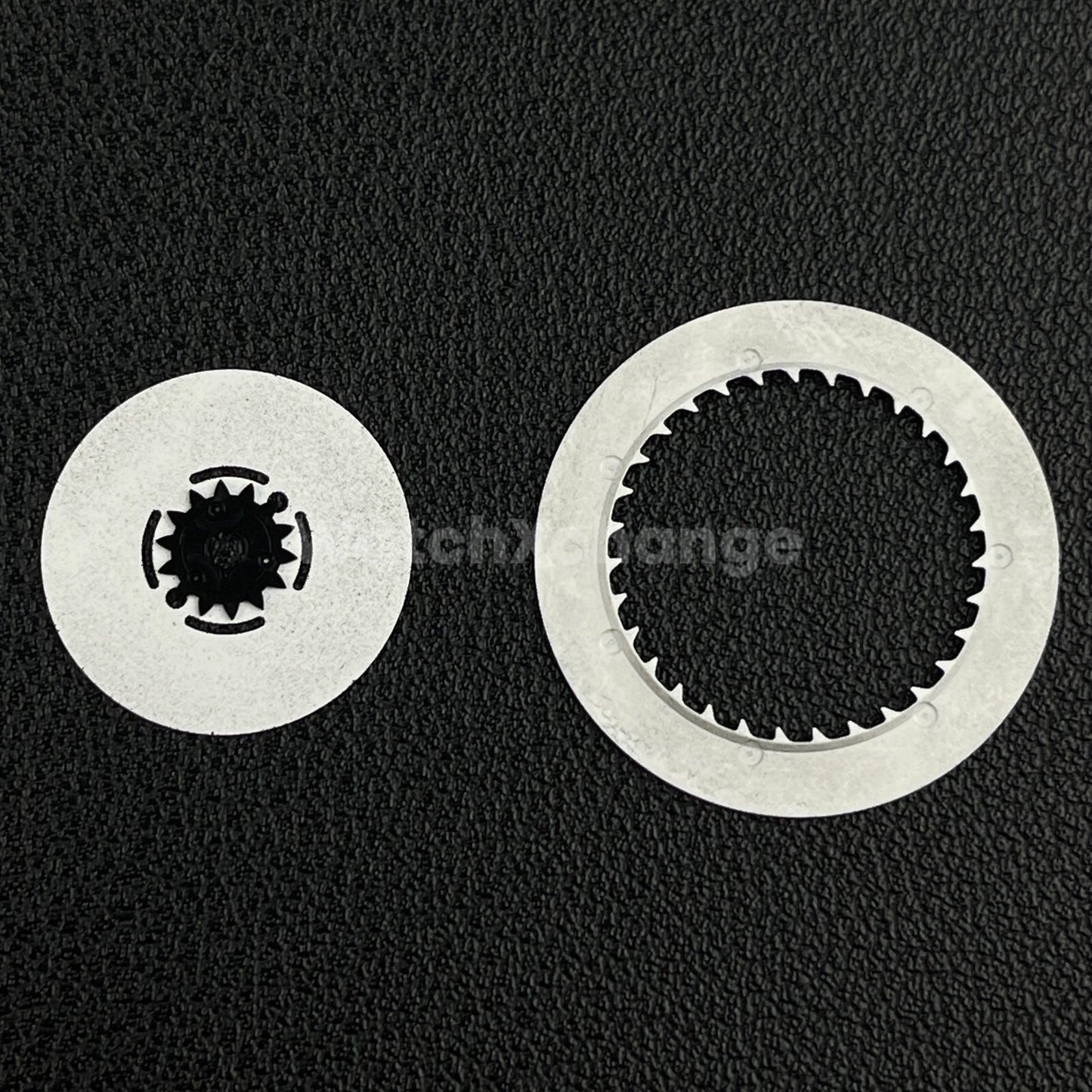 Roman Numeral & English Black White Day Week Date Disk Wheel for NH36 Movement