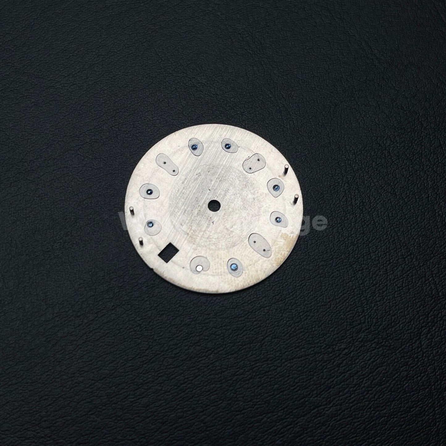 28.5mm Black Watch Dial Green Luminous for SEIKO NH35 Watch Movement Parts