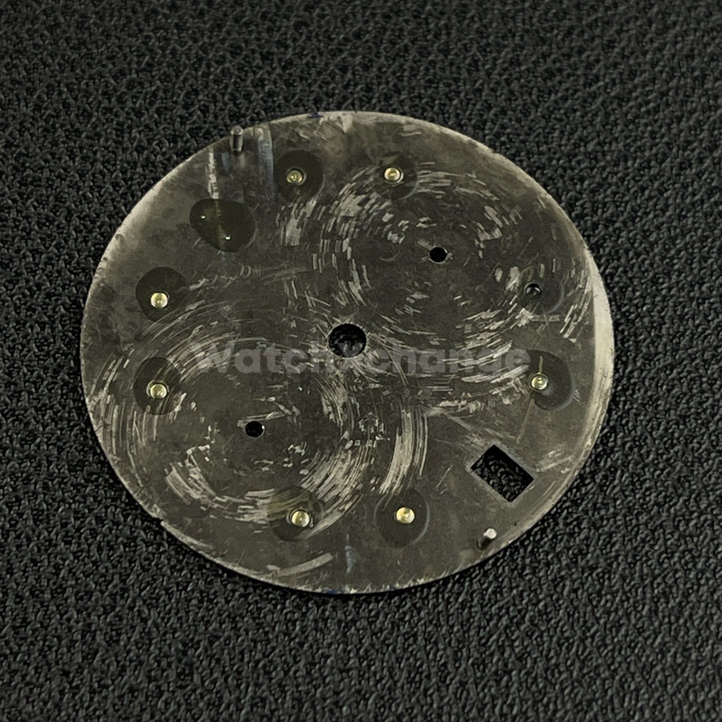 DEFECTIVE Black 30mm Watch Dial Face Accessory for VK64 Quartz Movement