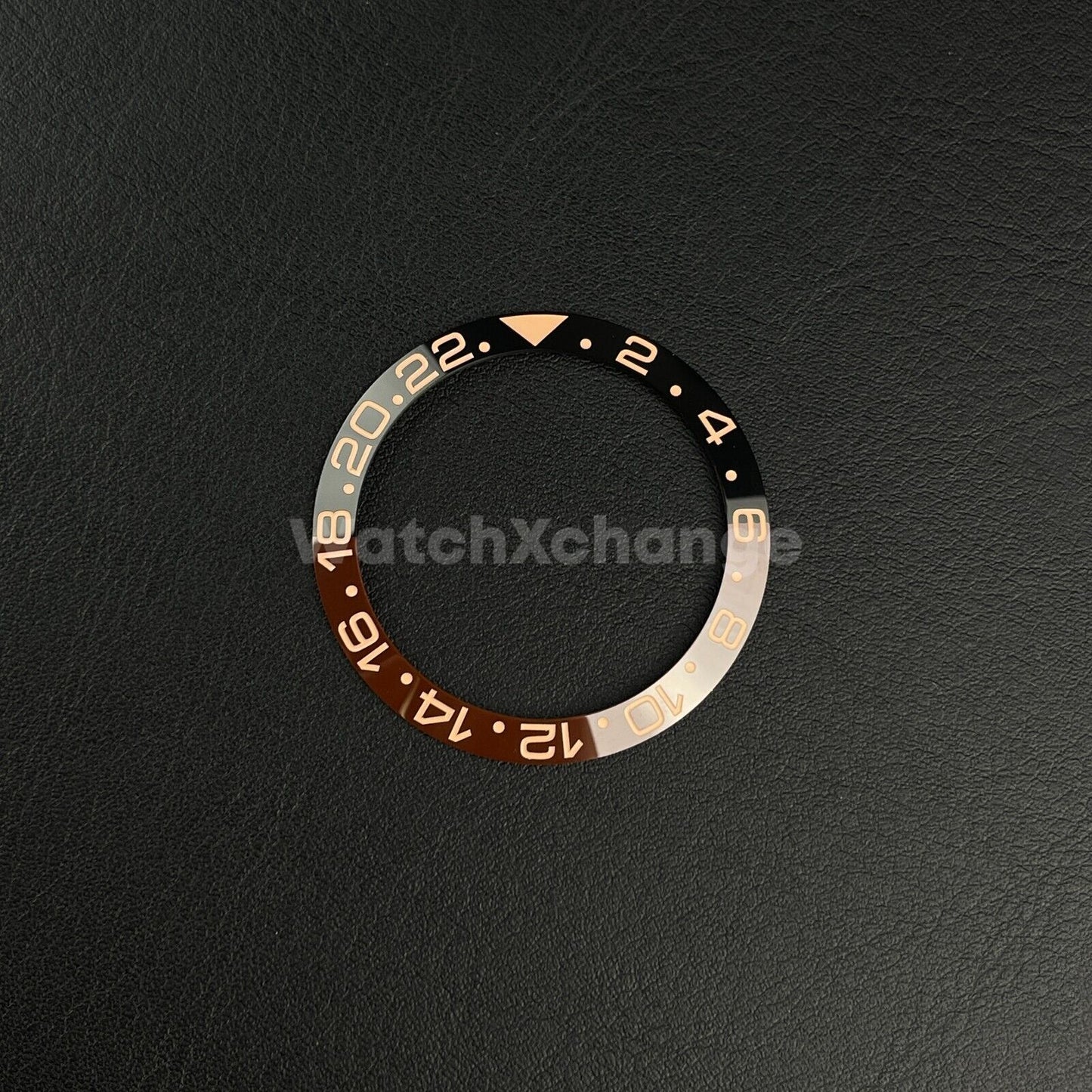 38mm Ceramic Bezel Brown Black insert For Divers Watch Rolex GMT Seiko SKX SRPD