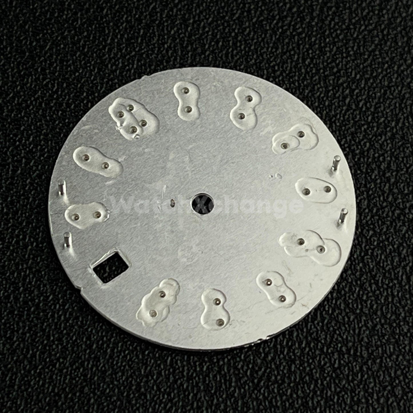 28.5mm White Grid Pattern Texture Watch Dial for SEIKO NH35 NH36 Movement