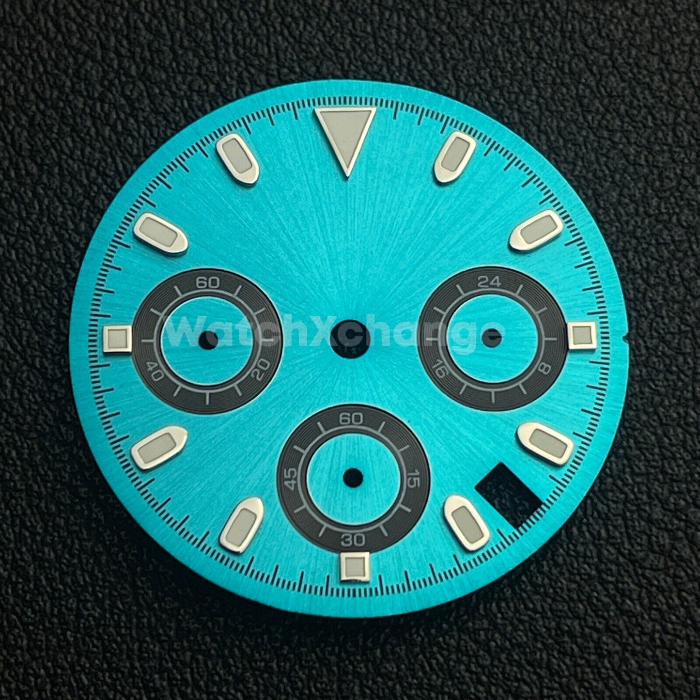 Sky Blue 29.5mm Modified Watch Dial Accessory for VK63 Quartz Movement