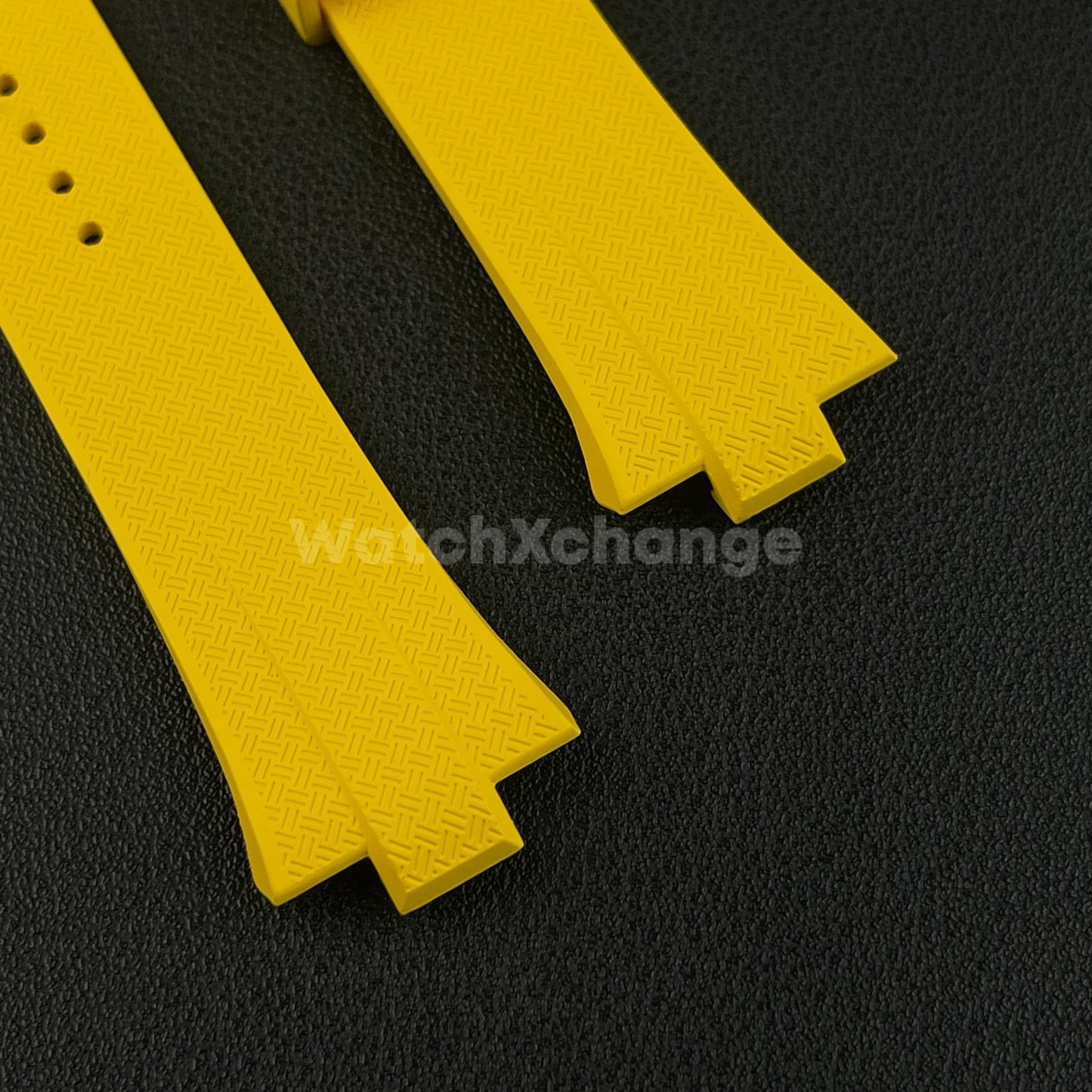 Yellow Rubber Watch Strap For Citizen Tsuyosa NJ0150 NJ0151ME NJ01510158 9mm