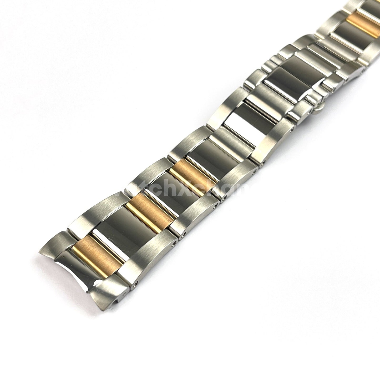 23mm Silver Rose Gold Stainless Steel Watch Band Strap Cartier Calibre W7100015