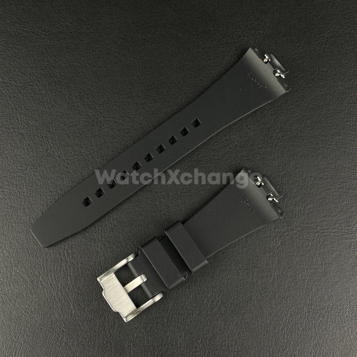 Black Tissot PRX Rubber Strap Tapered 11mm For 35mm Watch Premium Quality